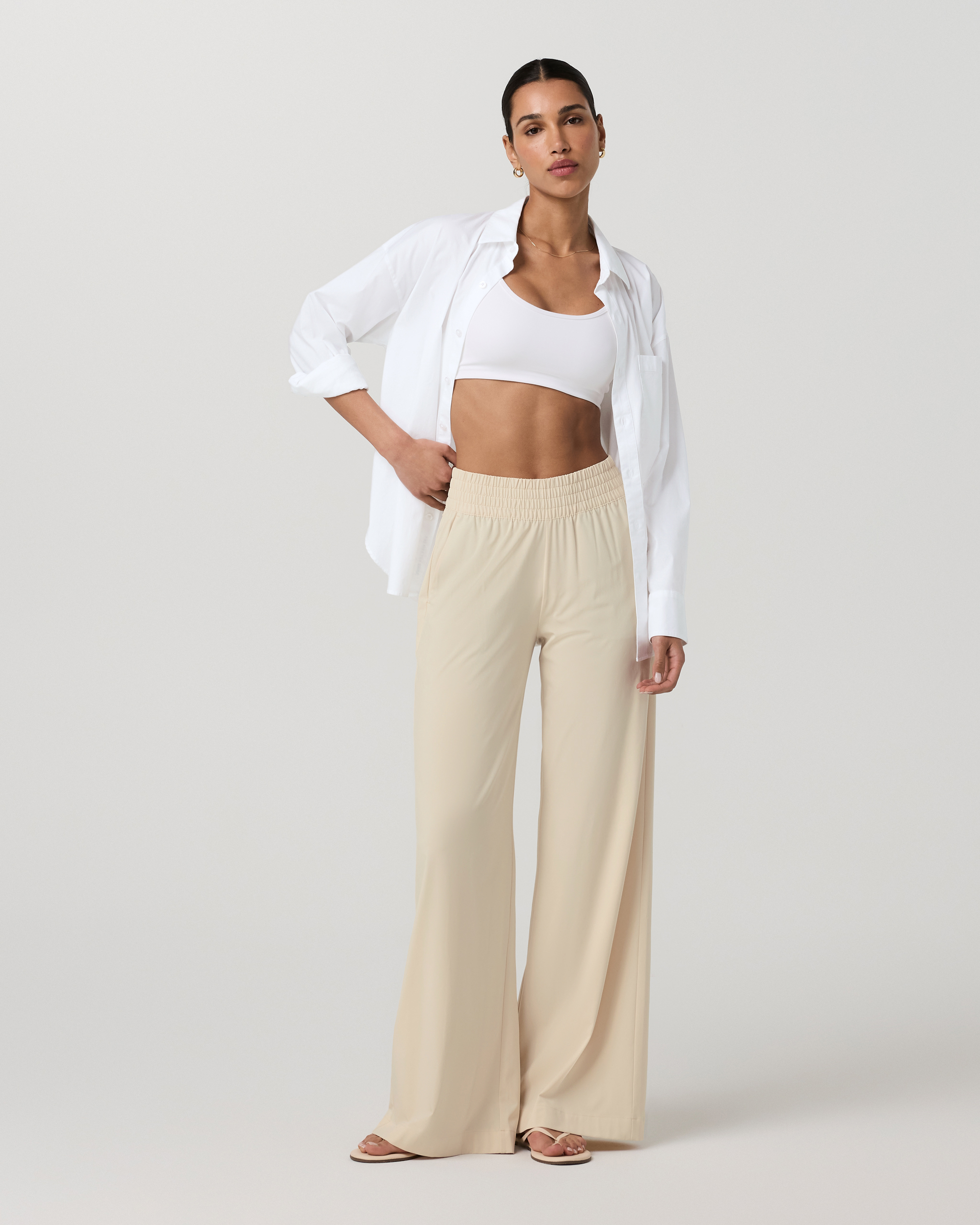 Villa Wideleg Pant - Short | Bleached Sand - Image 4