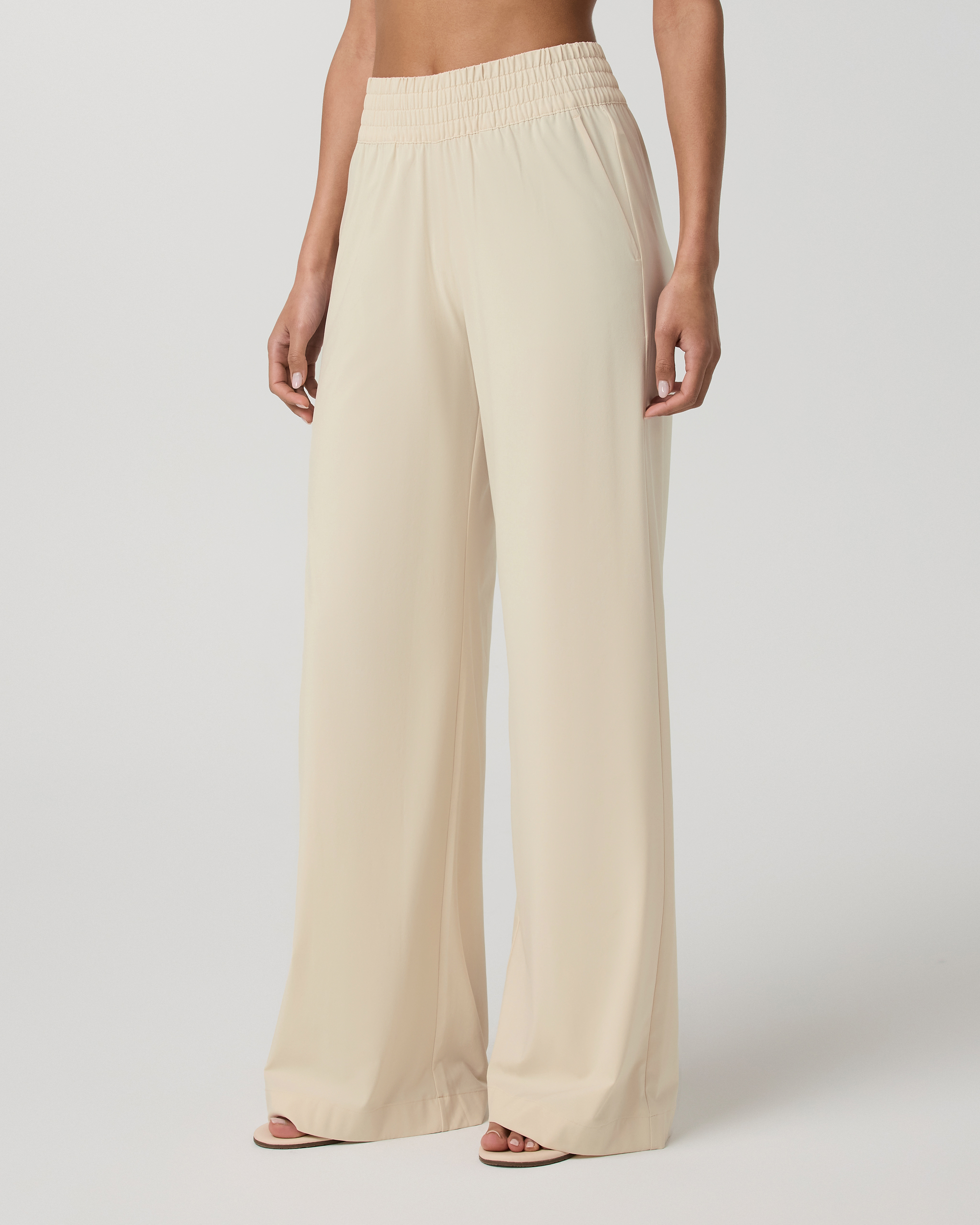 Villa Wideleg Pant - Long | Bleached Sand