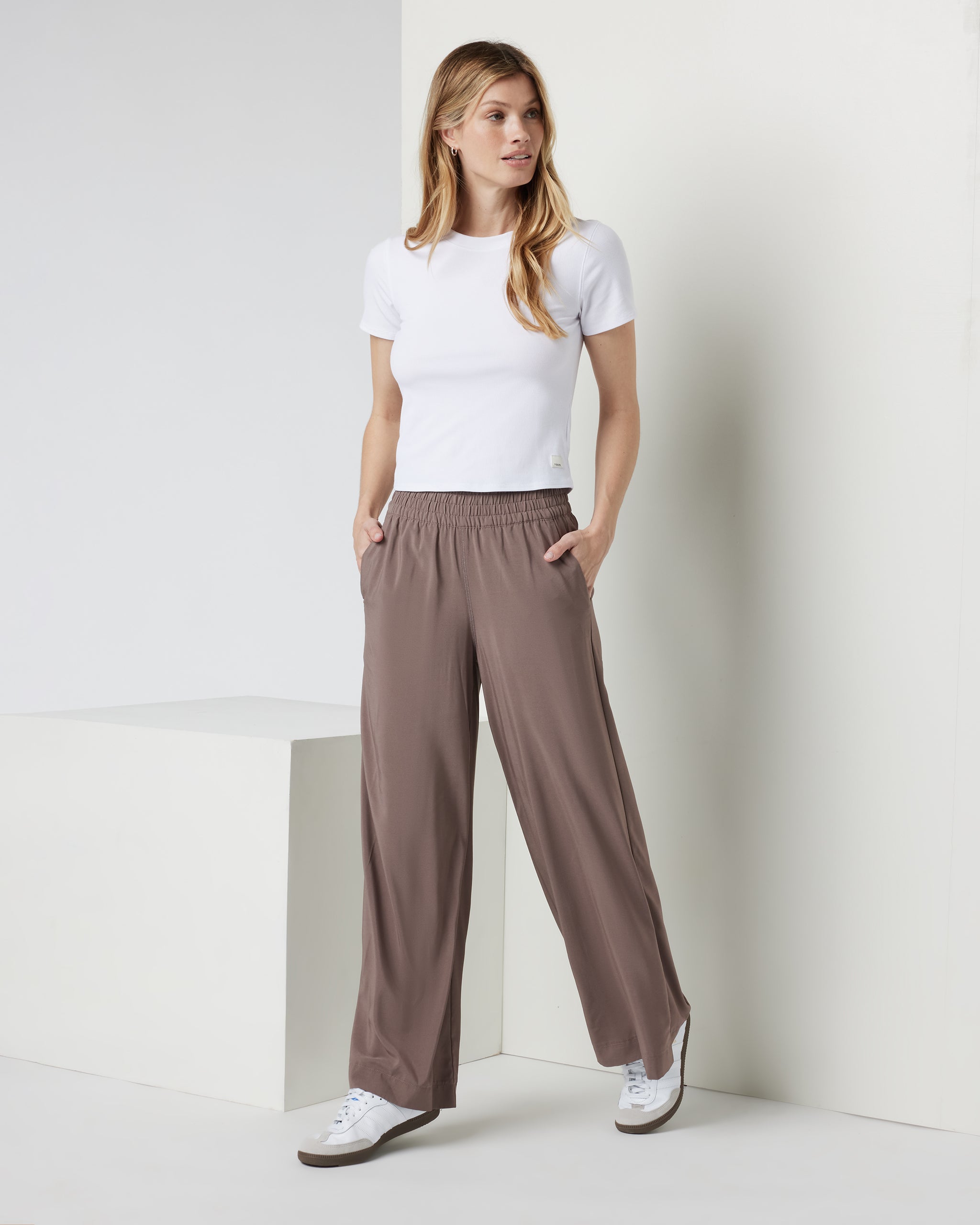 Villa Wideleg Pant - Short | Chocolate - Image 4