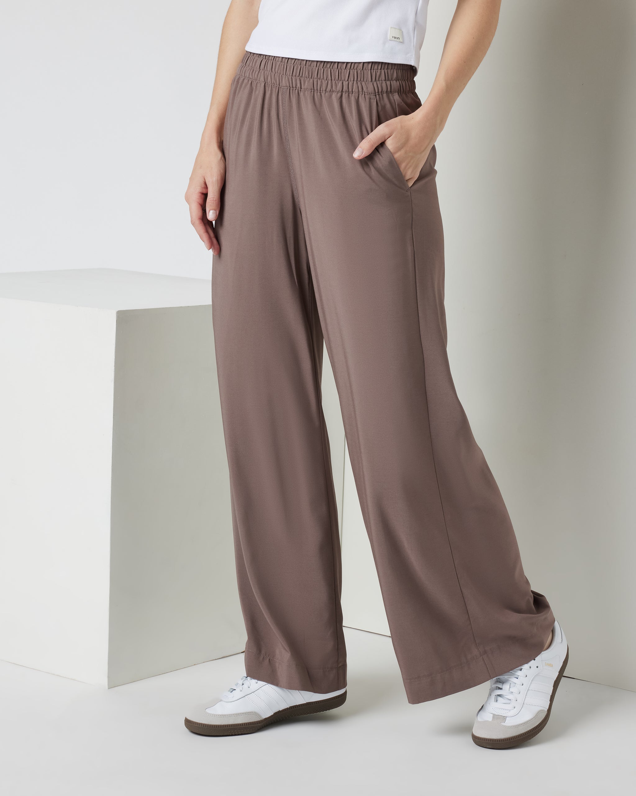 Villa Wideleg Pant - Short | Chocolate - Image 2