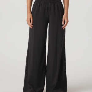Villa Wideleg Pant - Short | Black