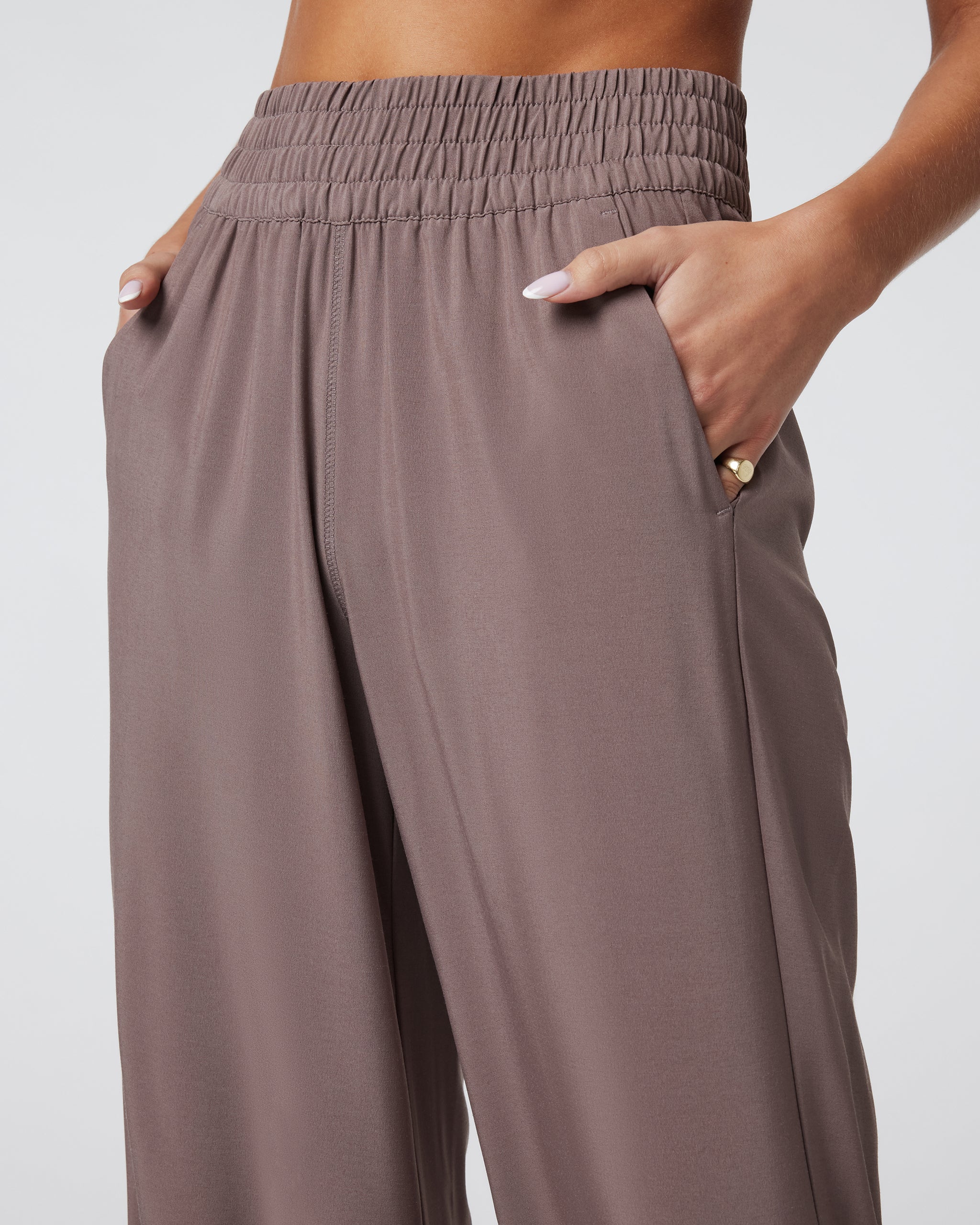 Villa Wideleg Pant | Chocolate - Image 4