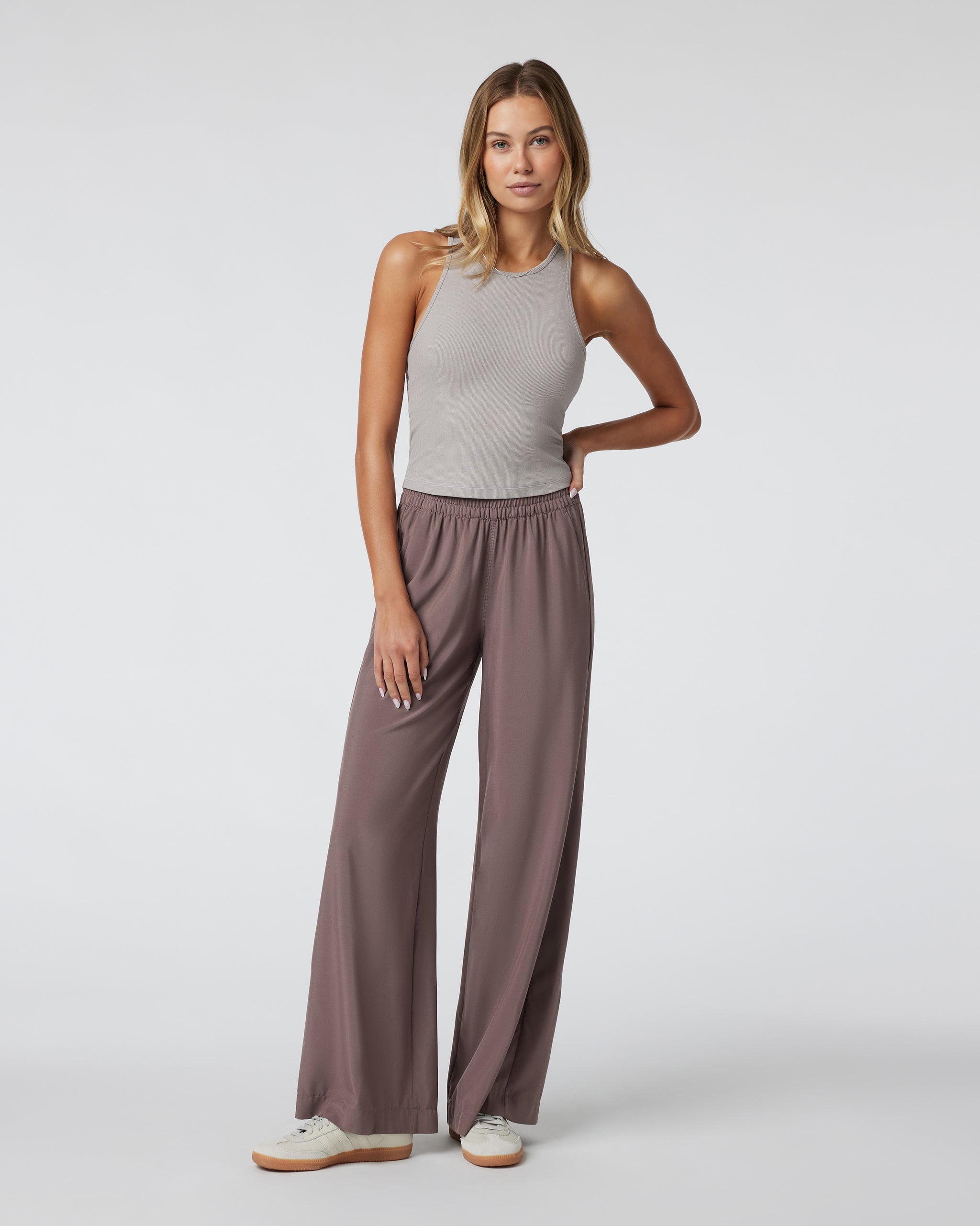 Villa Wideleg Pant | Chocolate - Image 2