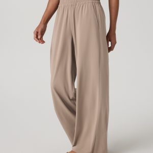 Villa Wideleg Pant - Long | Sorrel Brown