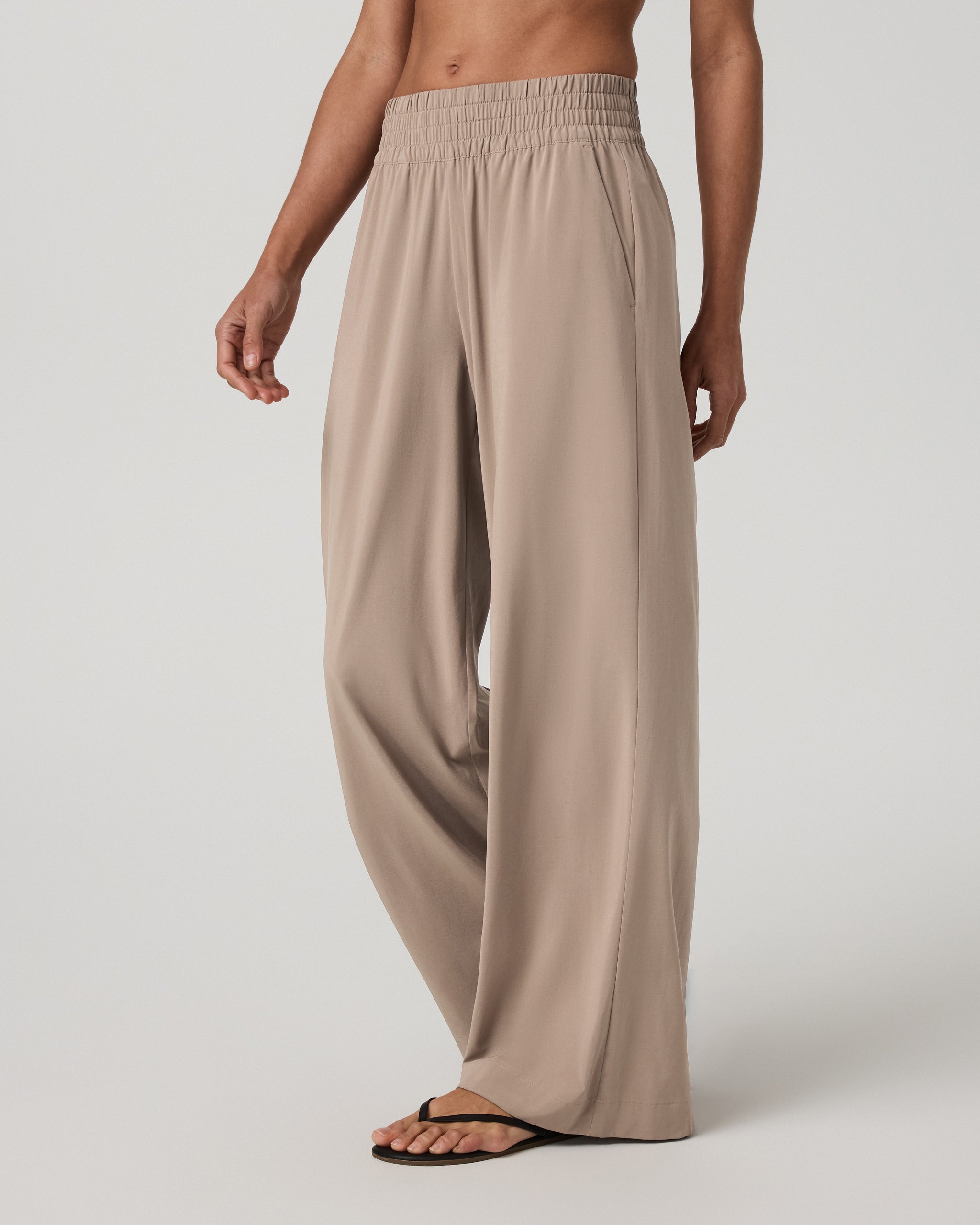 Villa Wideleg Pant - Long | Sorrel Brown