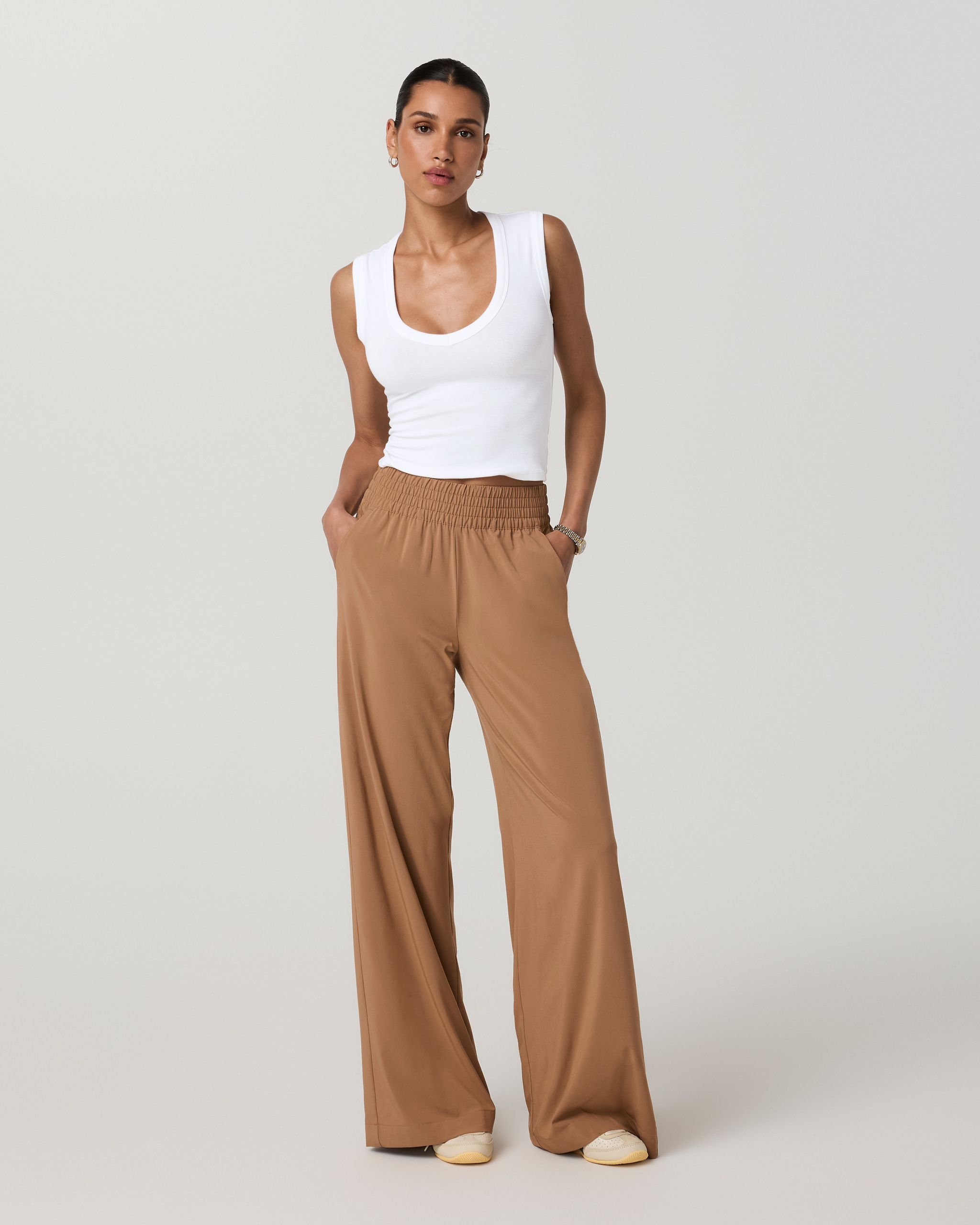 Villa Wideleg Pant - Long | Tobacco Brown - Image 2