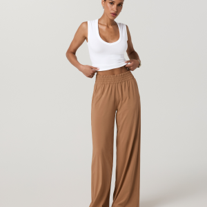 Villa Wideleg Pant - Short | Tobacco Brown