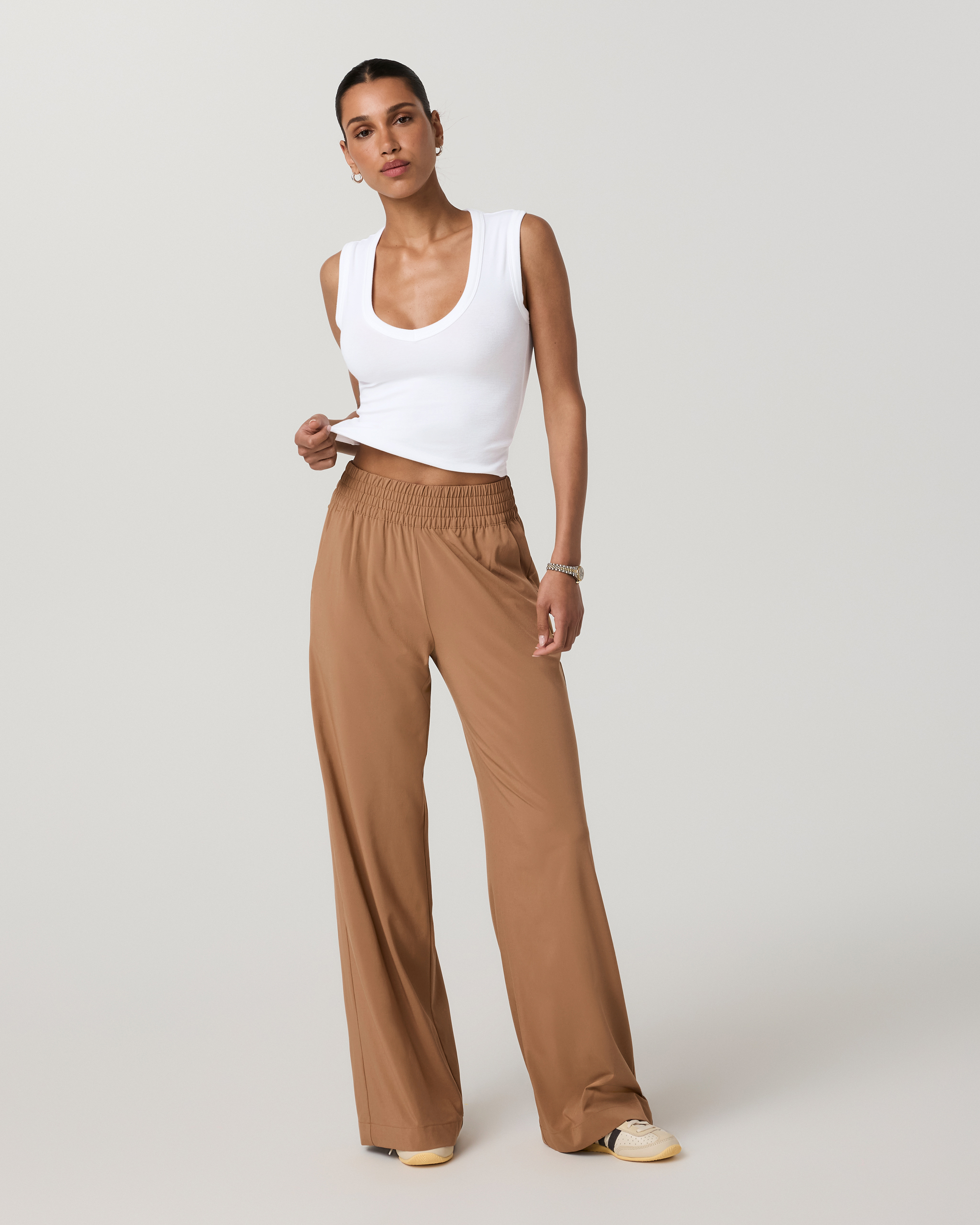Villa Wideleg Pant | Tobacco Brown - Image 4