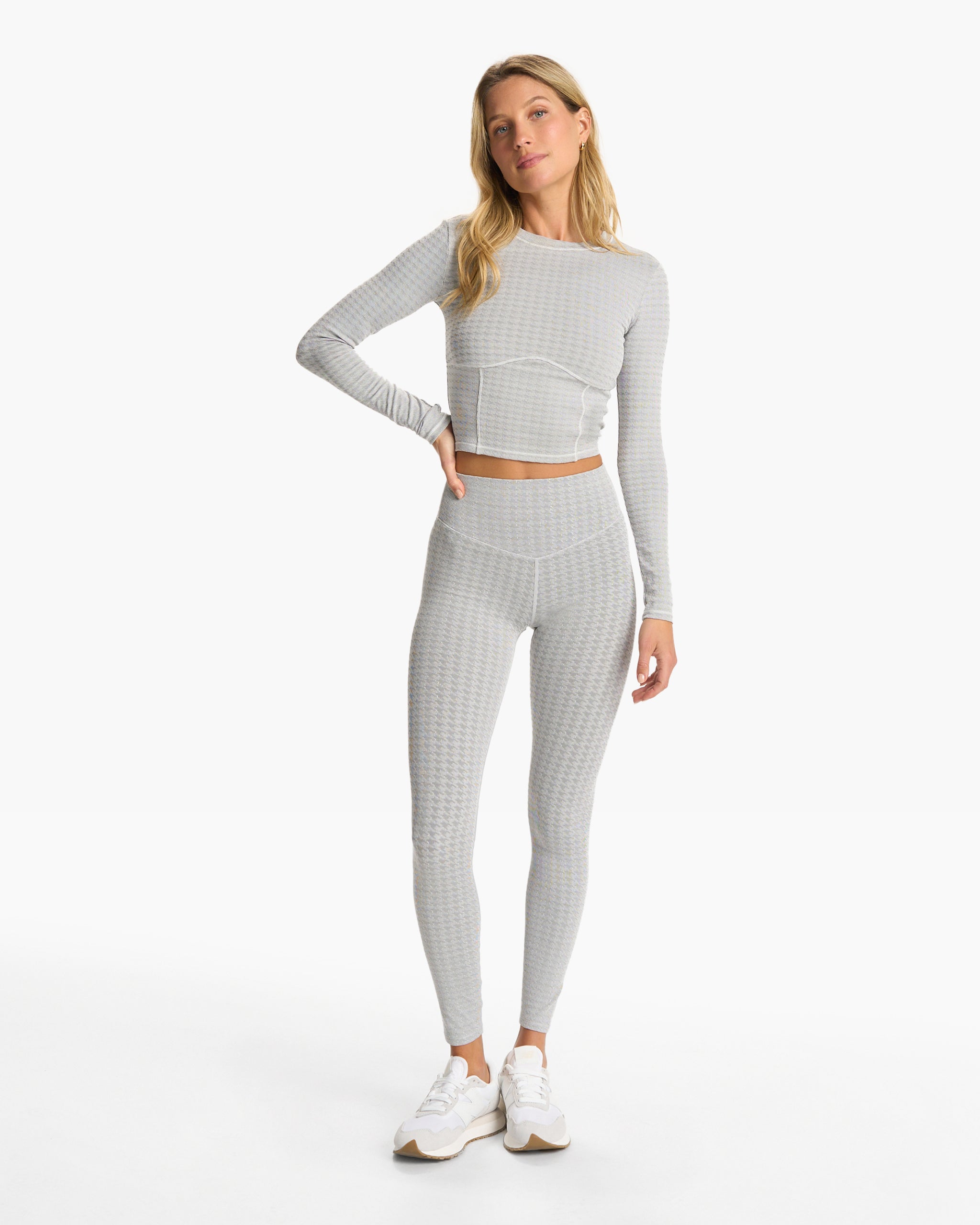 Textured Chilled Out Legging | Houndstooth - Image 4
