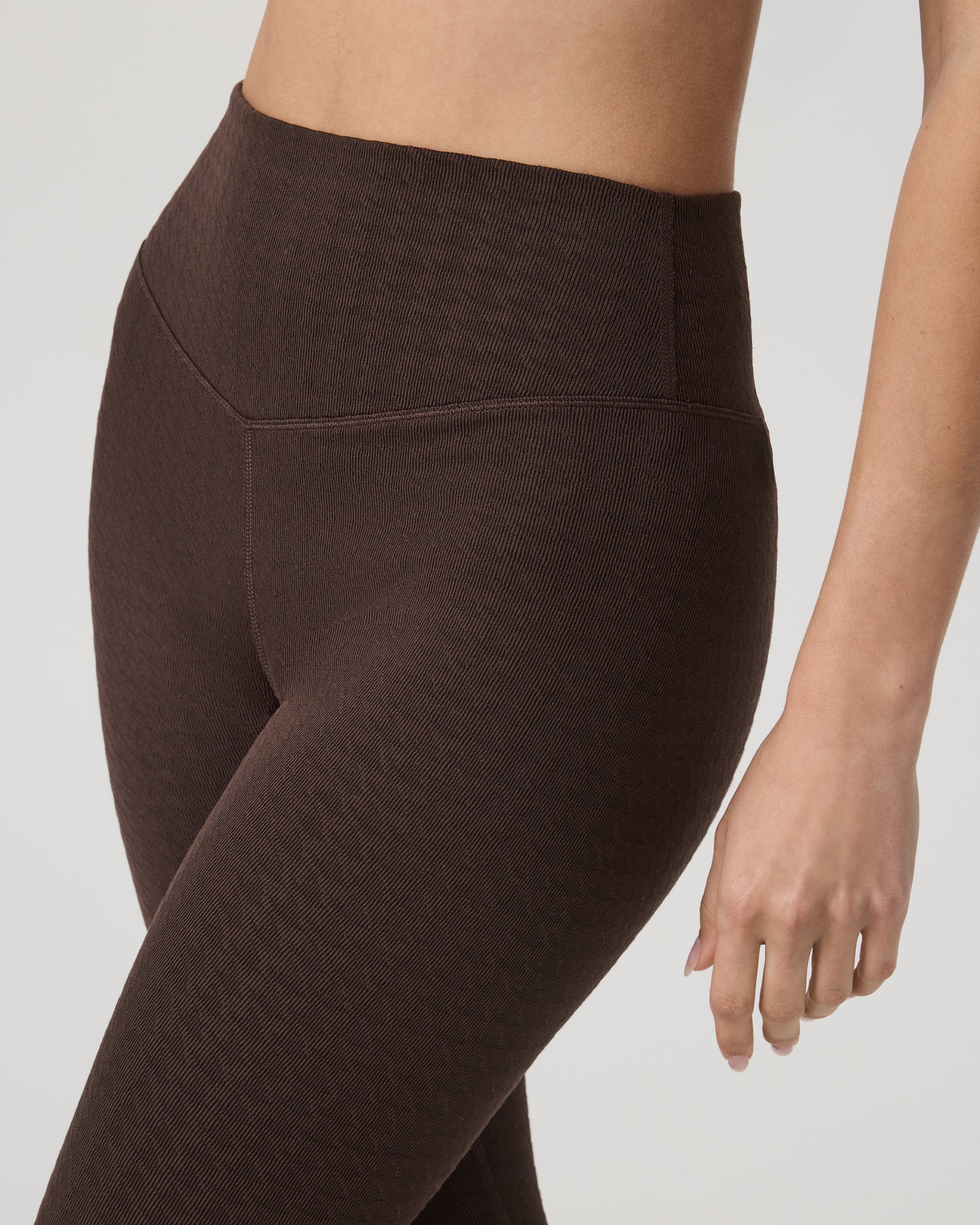 Textured Chilled Out Legging | Java Houndstooth - Image 2