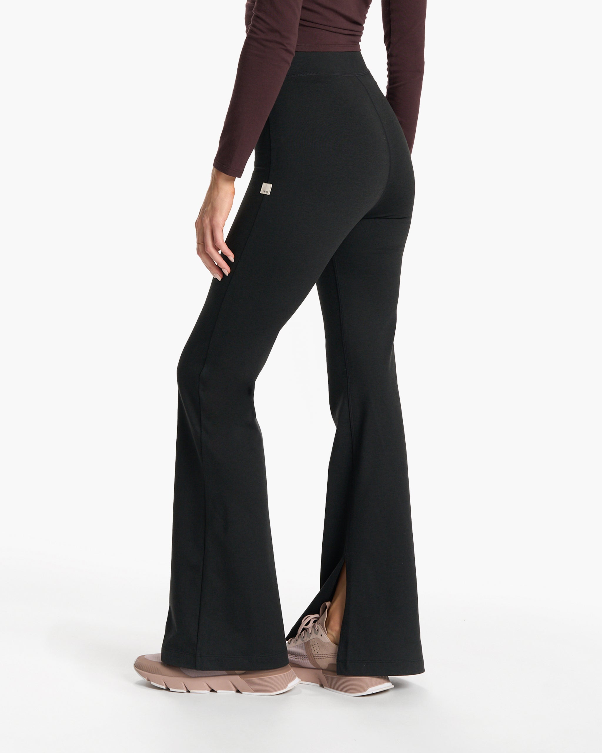 Granite High Waist Flare | Black Heather - Image 2