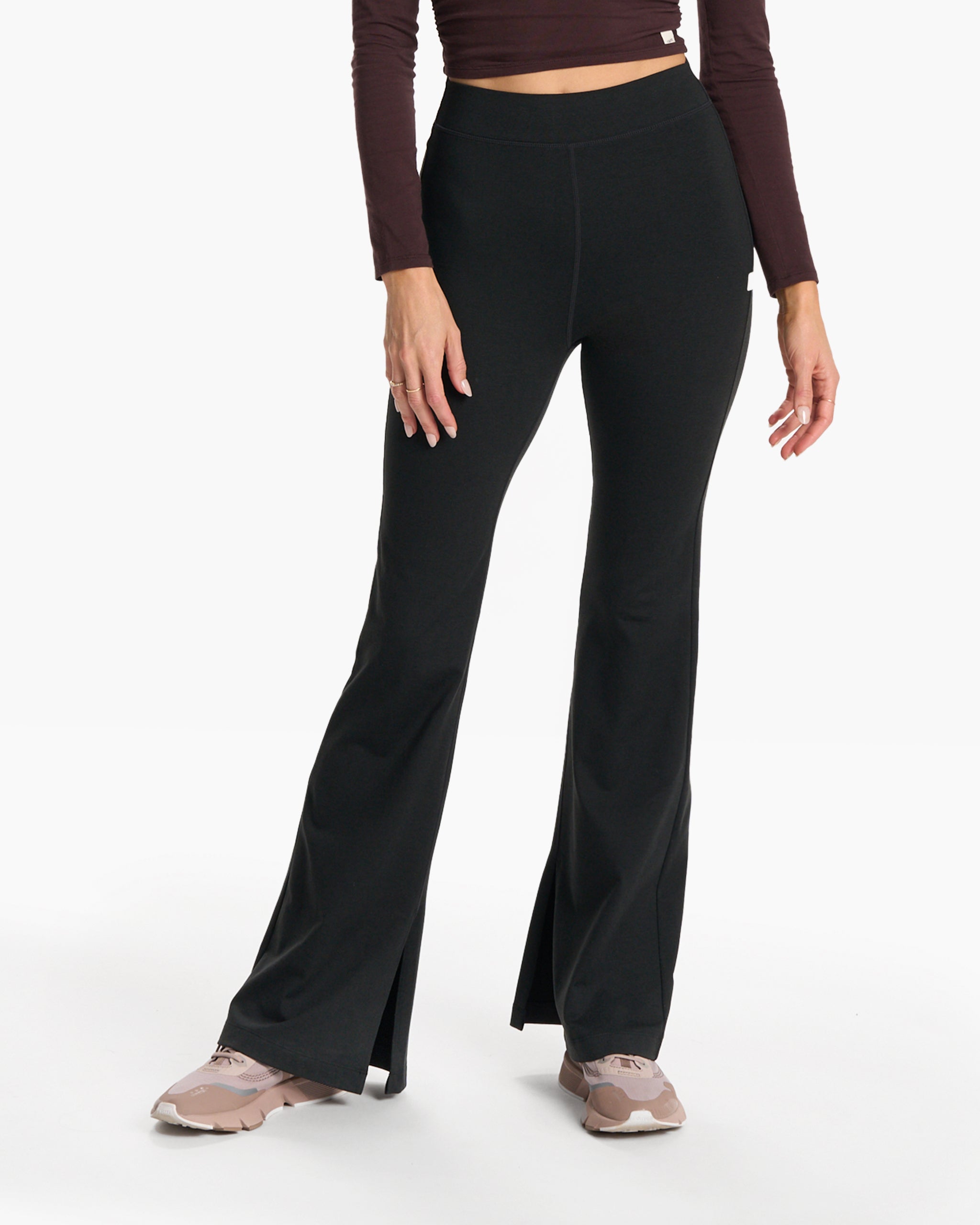 Granite High Waist Flare | Black Heather - Image 4