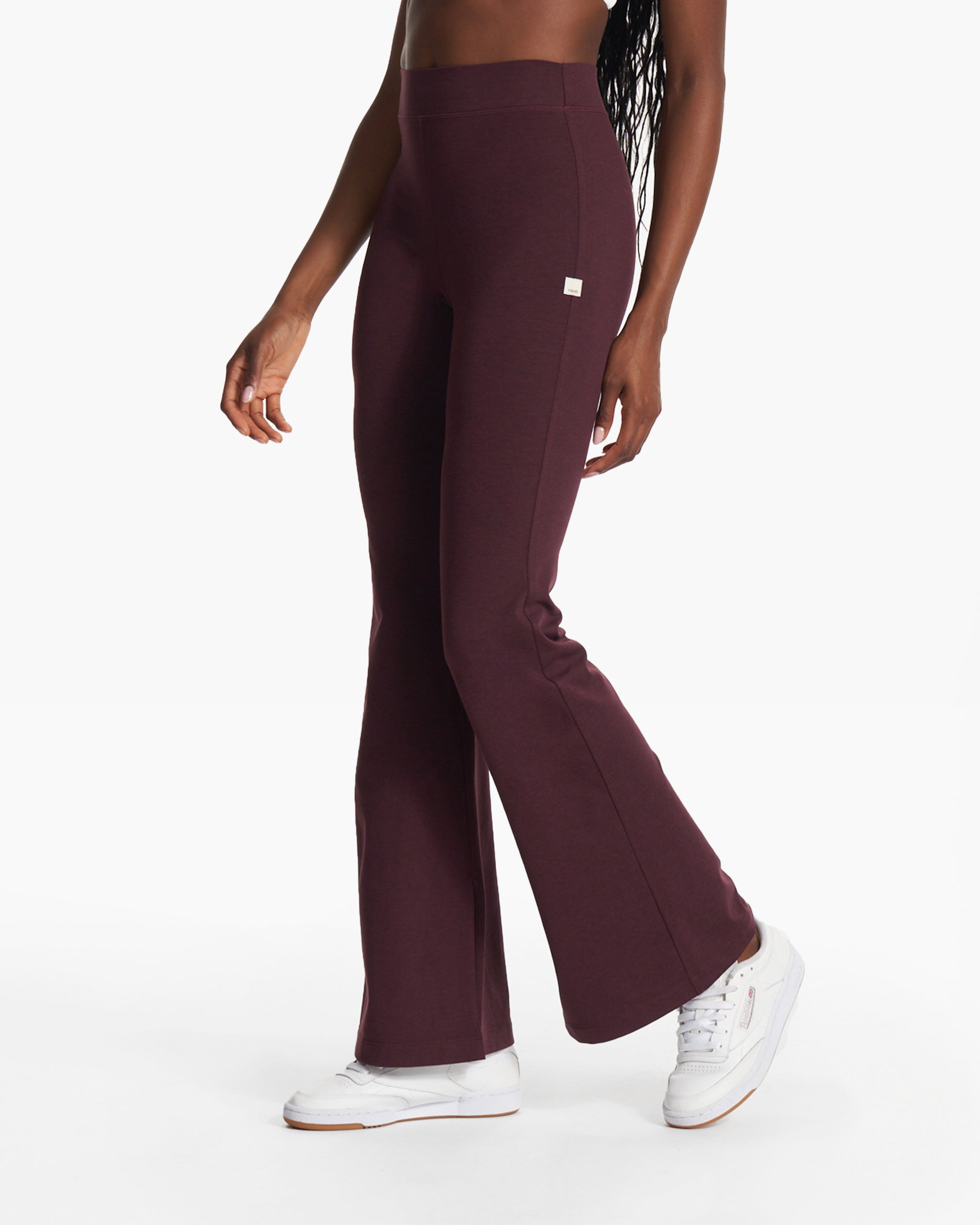 Granite High Waist Flare | Cerise Heather - Image 2