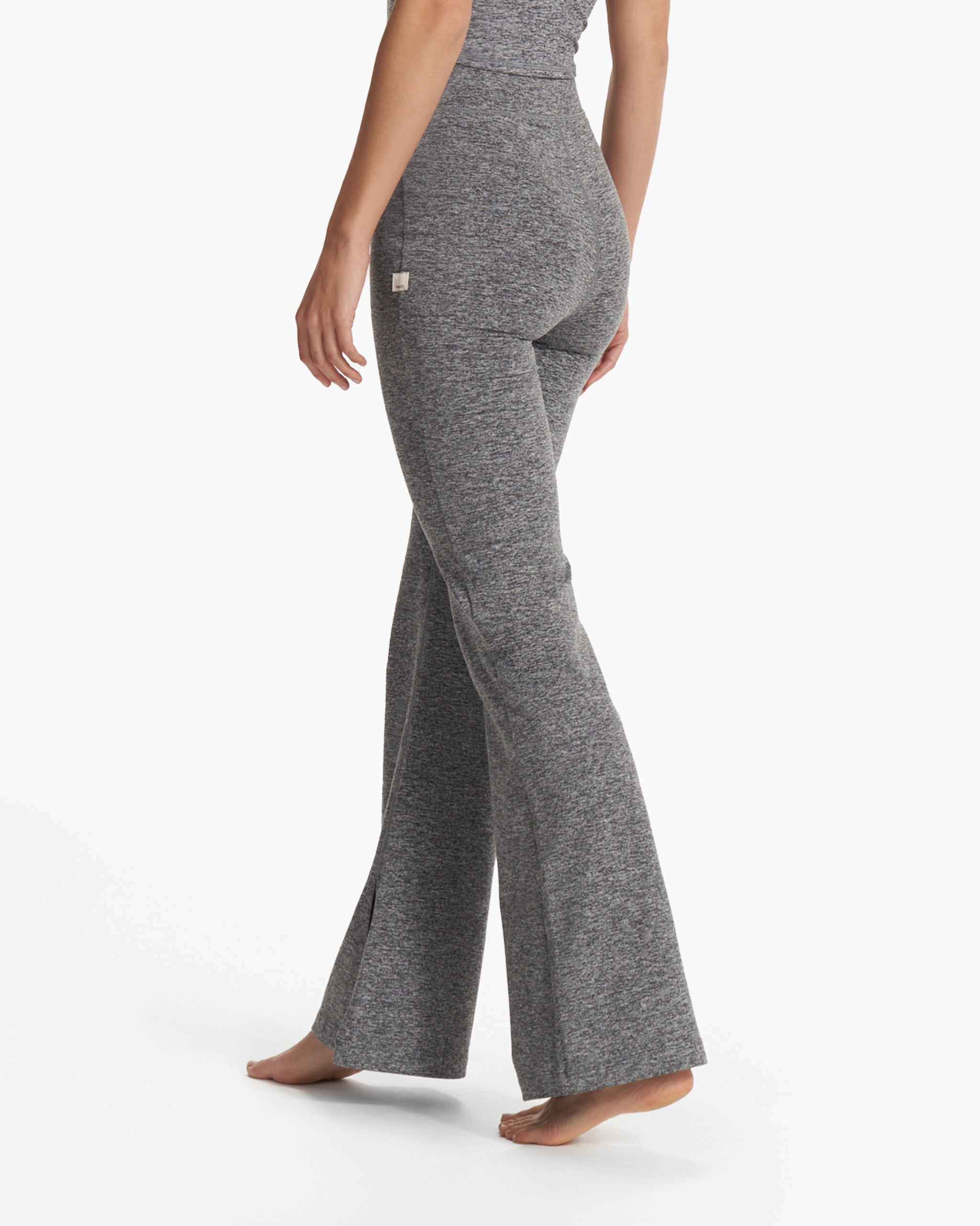 Granite High Waist Flare | Heather Grey - Image 4
