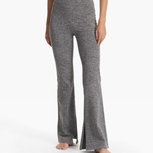 Granite High Waist Flare | Heather Grey