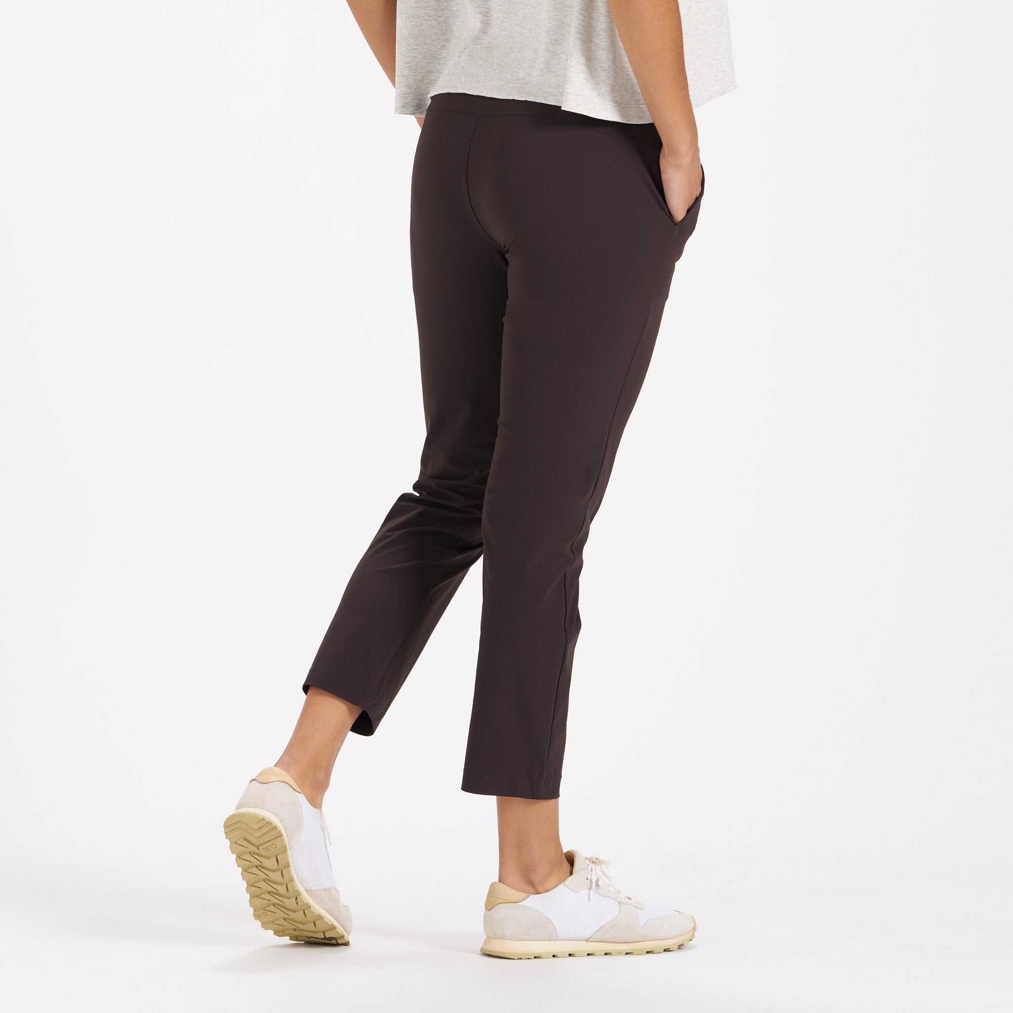 Miles Ankle Pant | Dark Cherry - Image 3