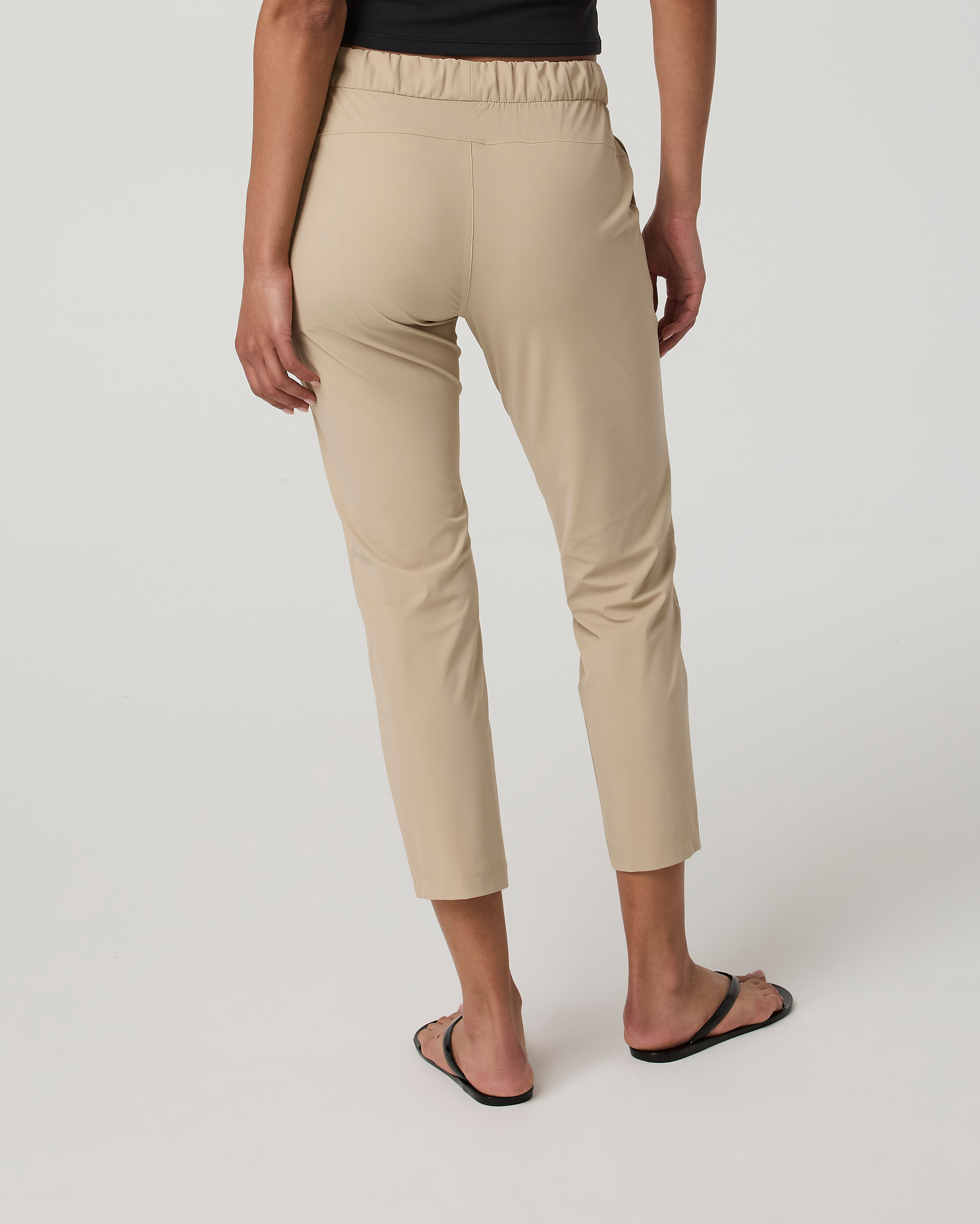 Miles Ankle Pant | Khaki - Image 3