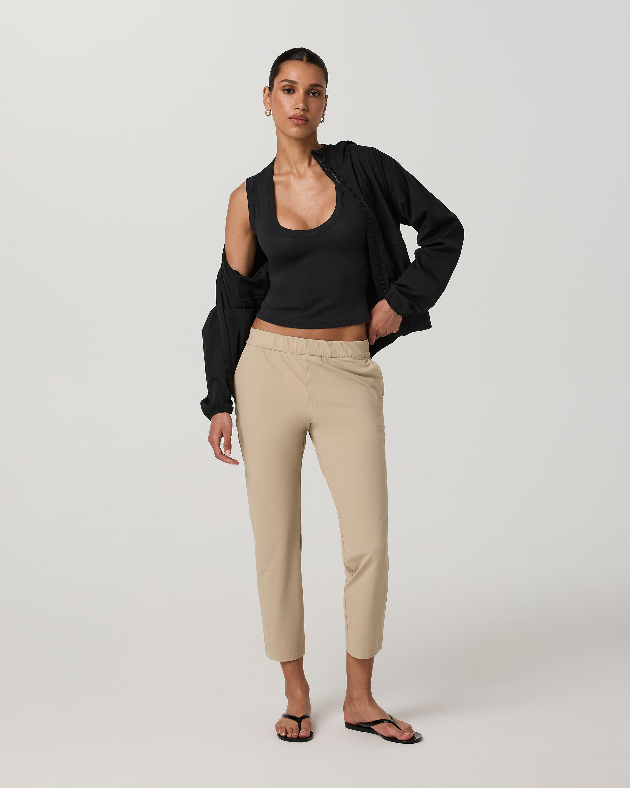 Miles Ankle Pant | Khaki - Image 4