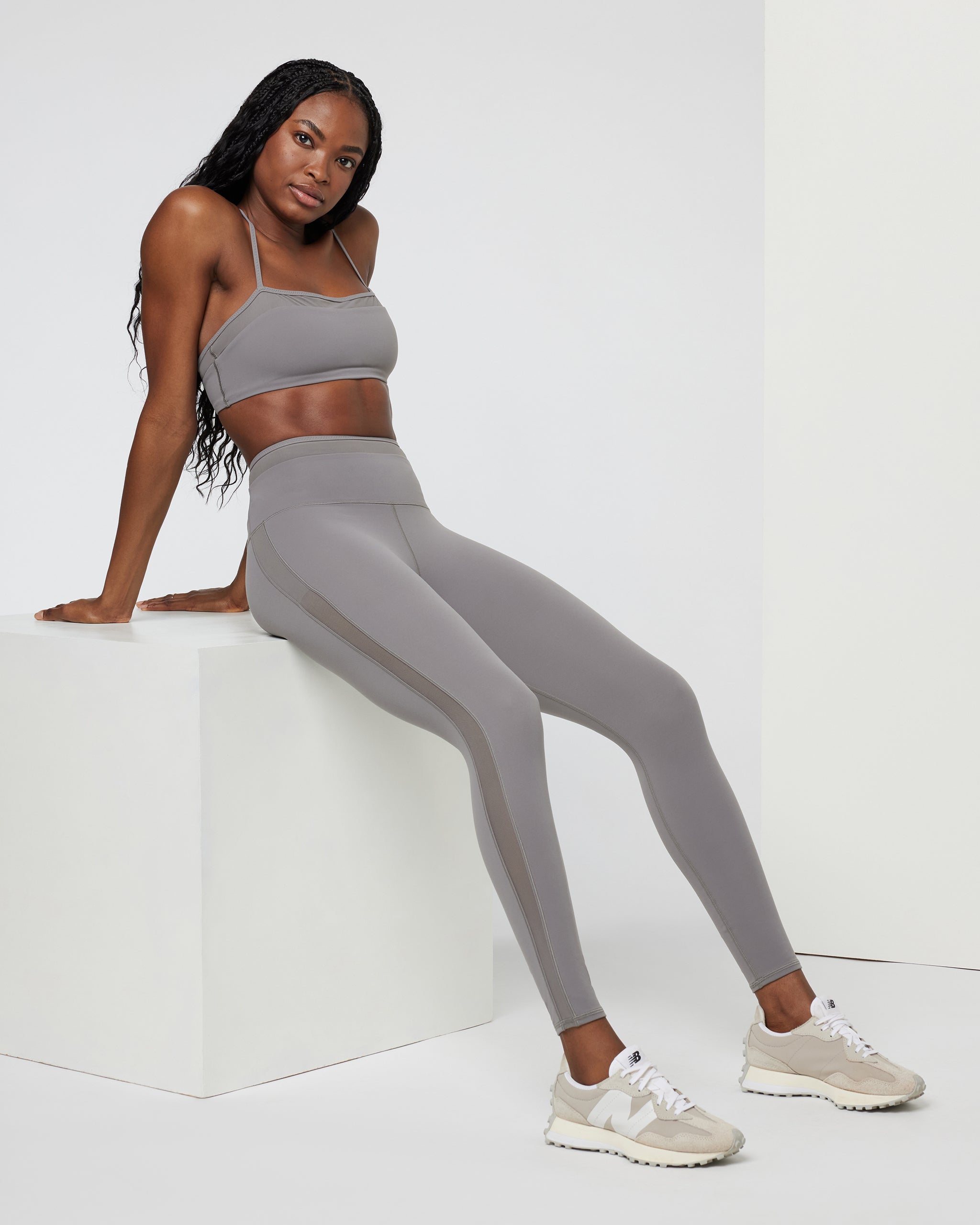 Hot Mesh Legging | Smoke - Image 2