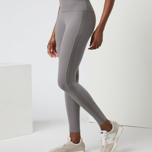 Hot Mesh Legging | Smoke