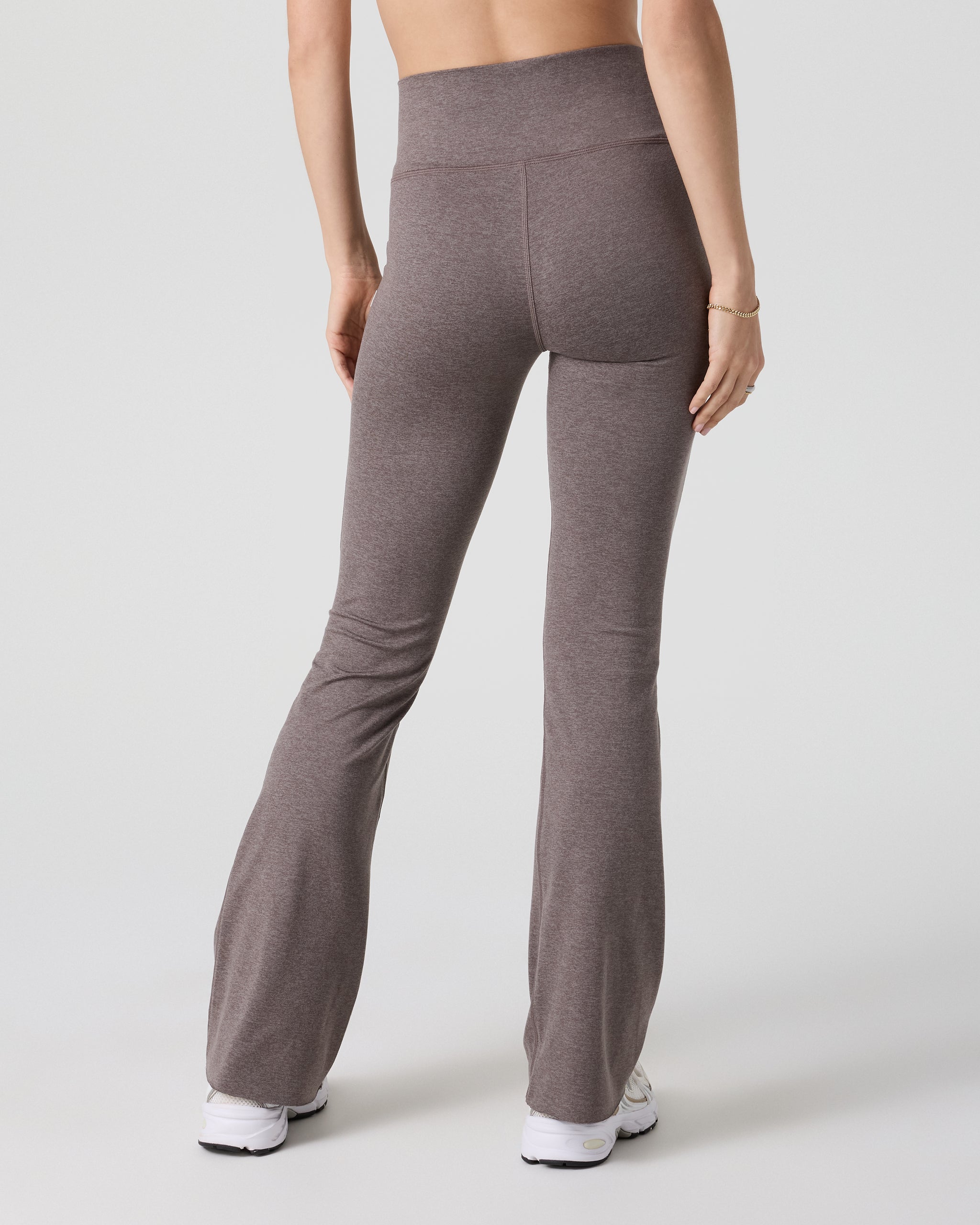 Halo Slim Flare Pant | Chia Heather - Image 3