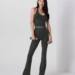 Halo Slim Flare Pant | Kale
