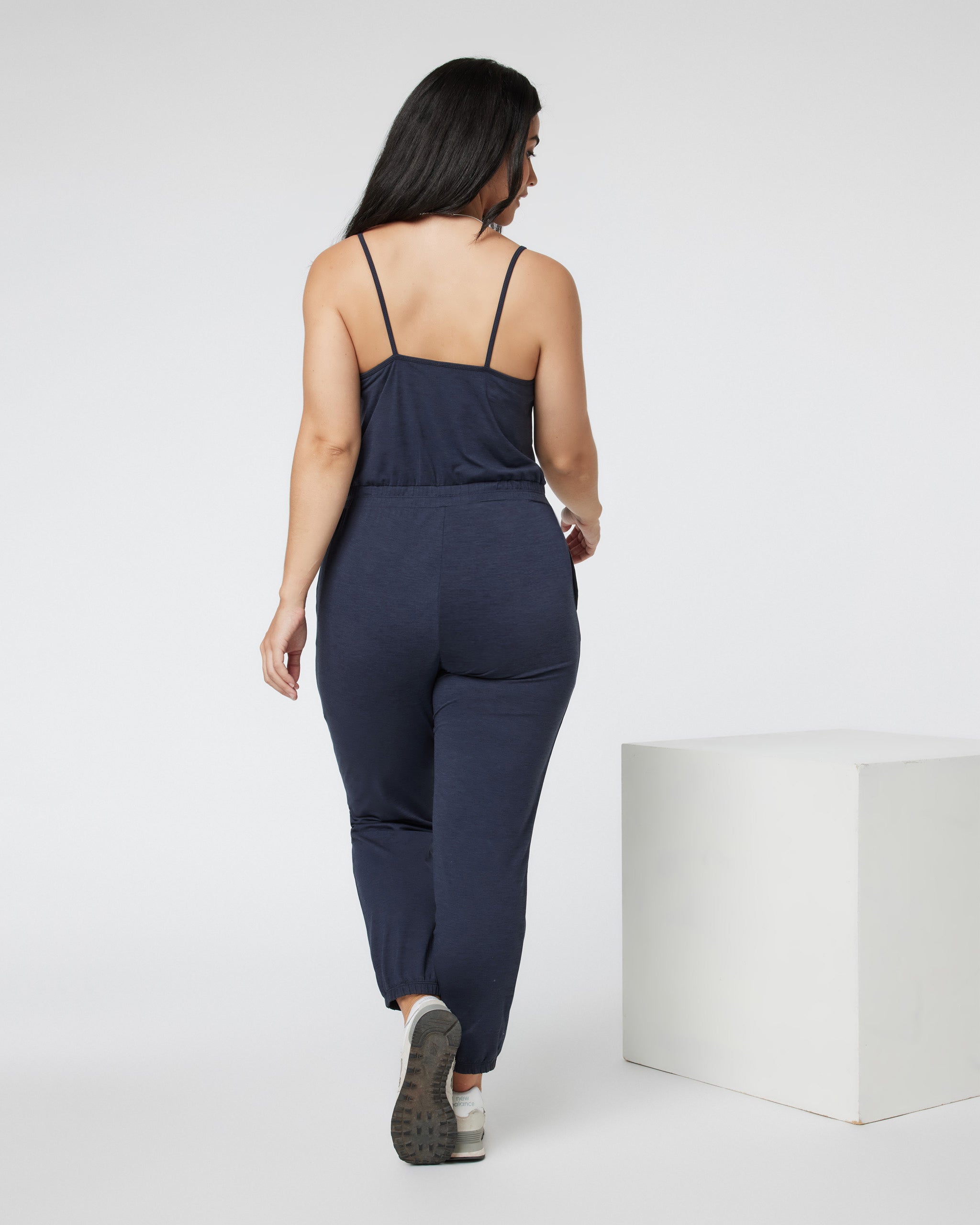 Lux Jogger Jumpsuit | Midnight Heather - Image 5