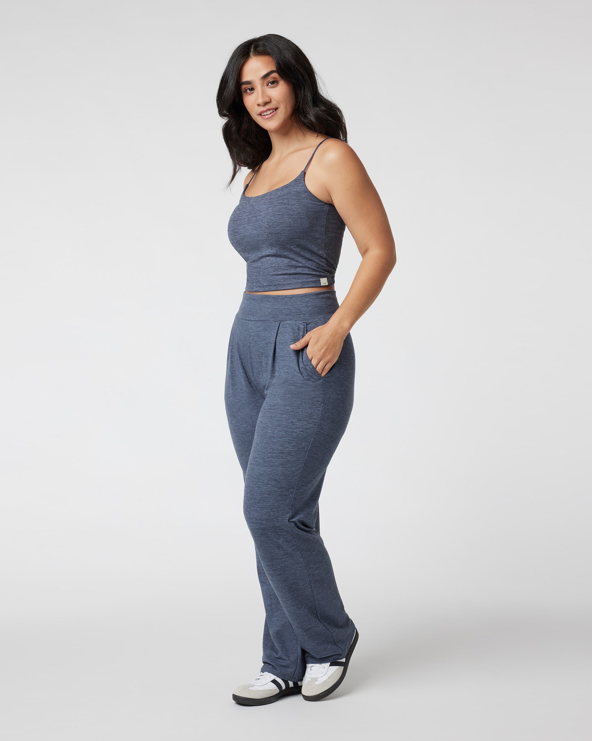Lux At Ease Straight | Azure Heather - Image 4