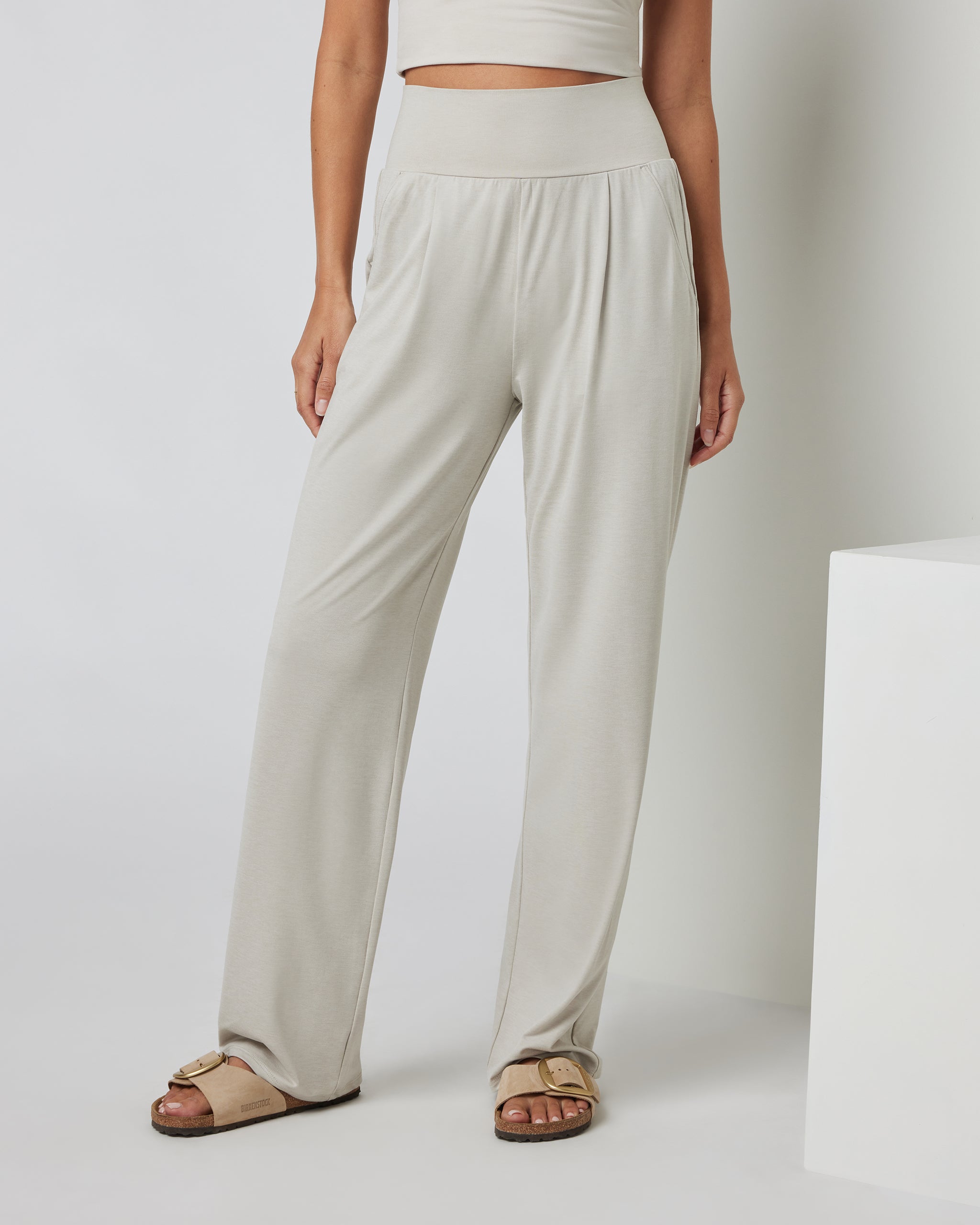 Lux At Ease Straight | Suede Heather