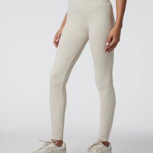 Waffle Seamless Legging | Ecru