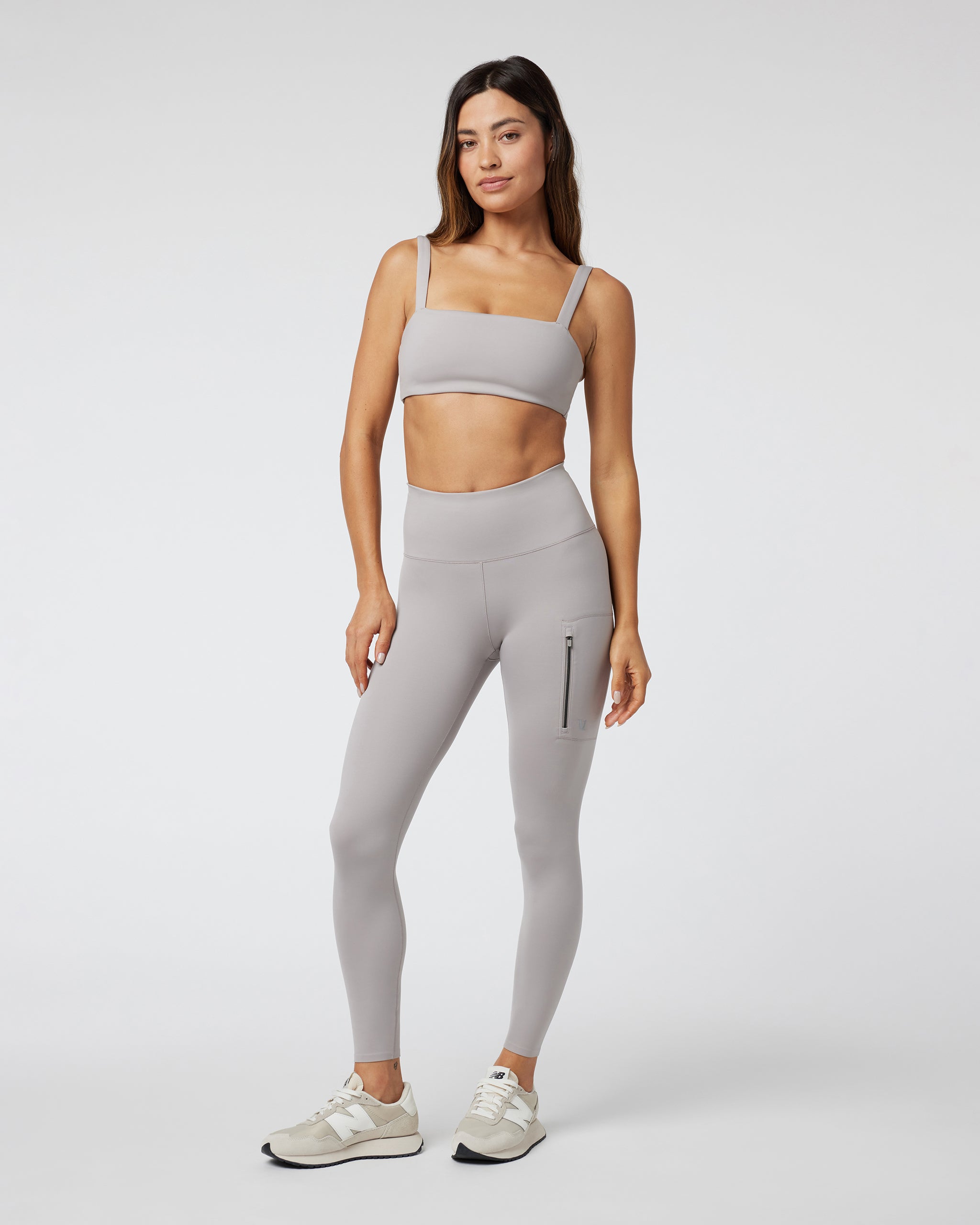 Evolve Zipped Legging | Soft Pewter - Image 5