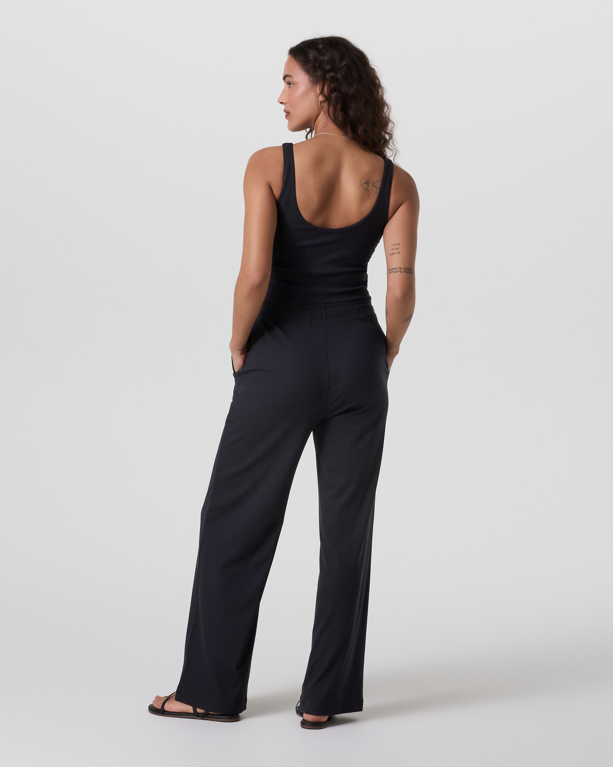 Pose Scoop Jumpsuit - Short | Black - Image 3