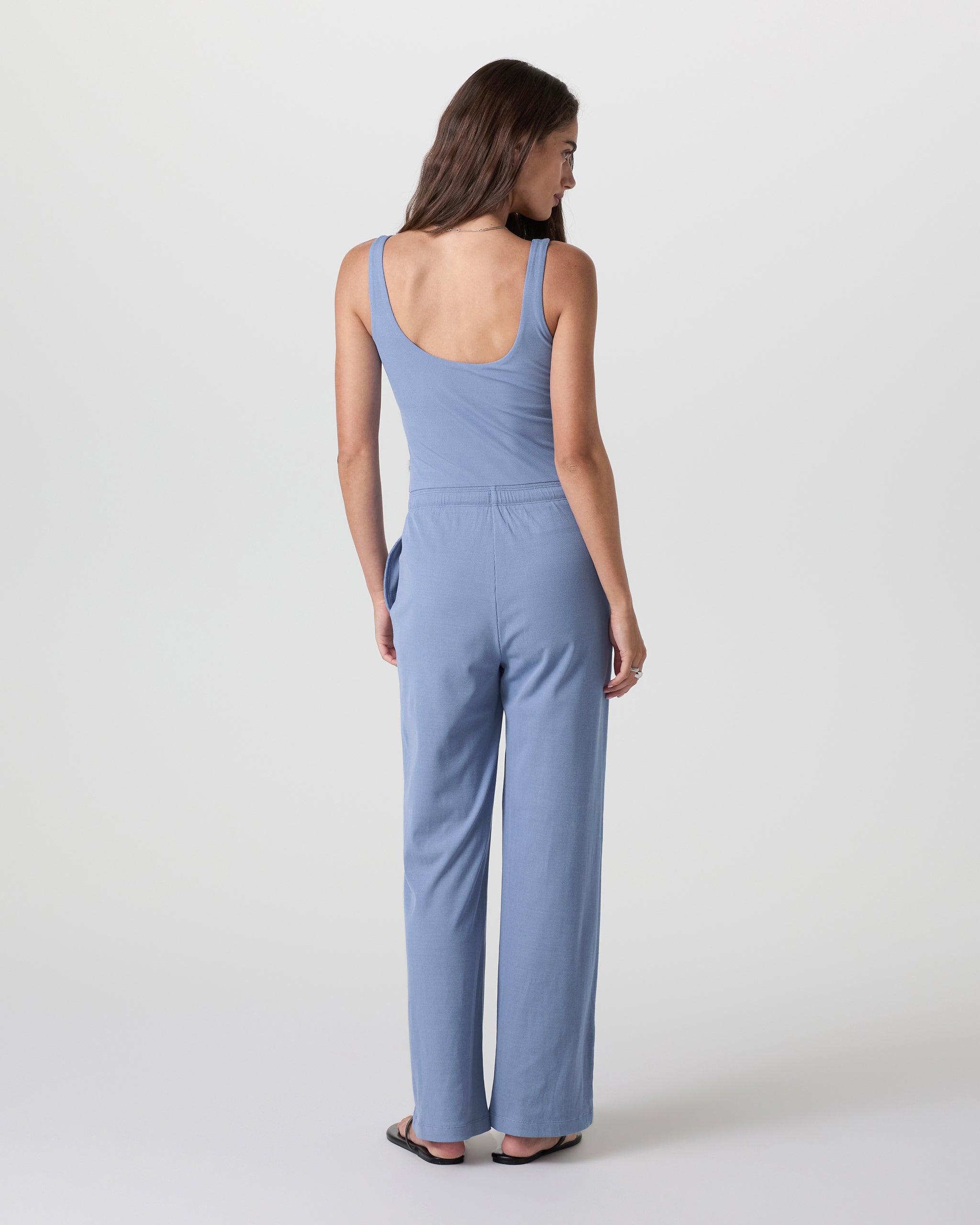 Pose Scoop Jumpsuit | Bluebell - Image 3