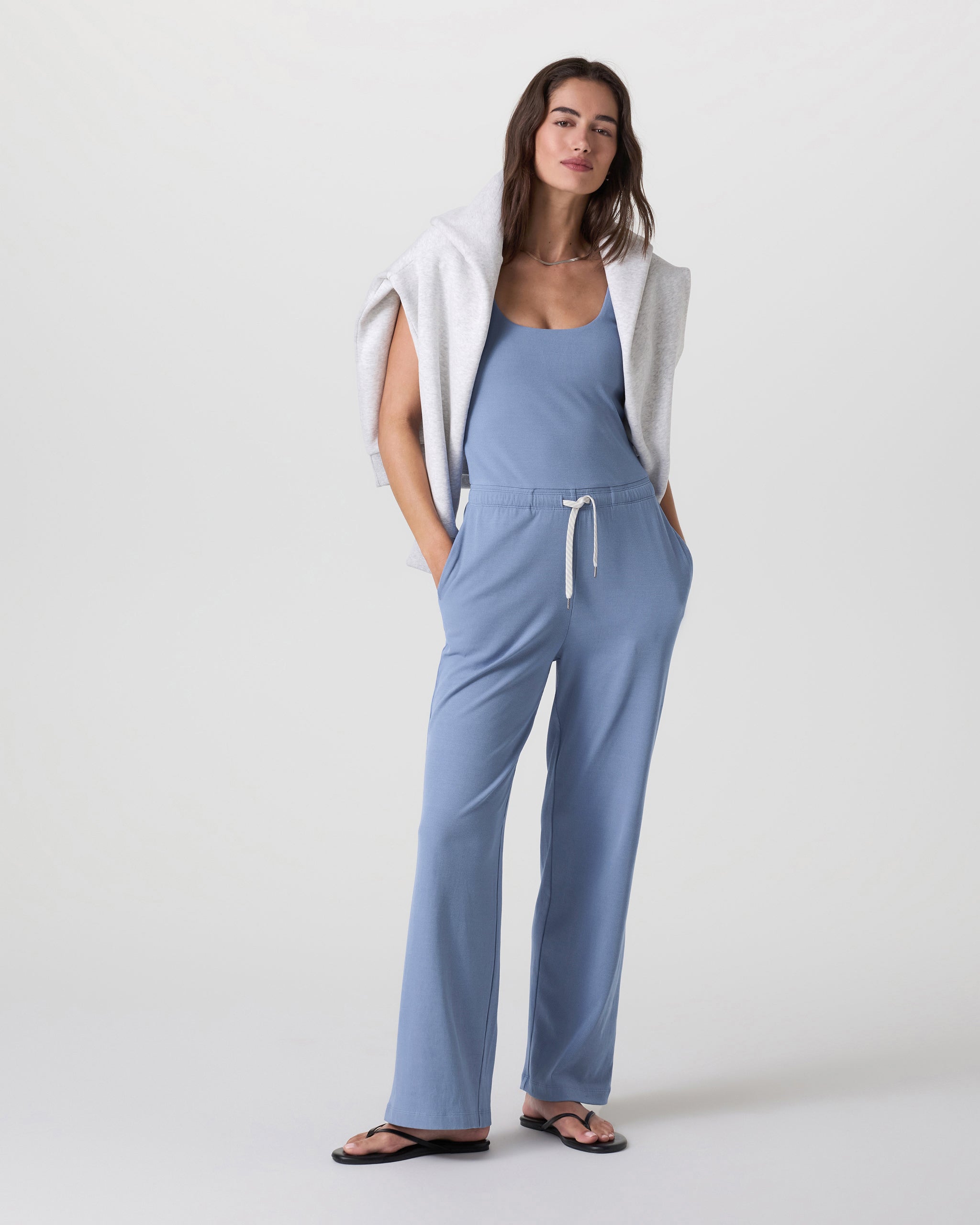 Pose Scoop Jumpsuit | Bluebell - Image 4