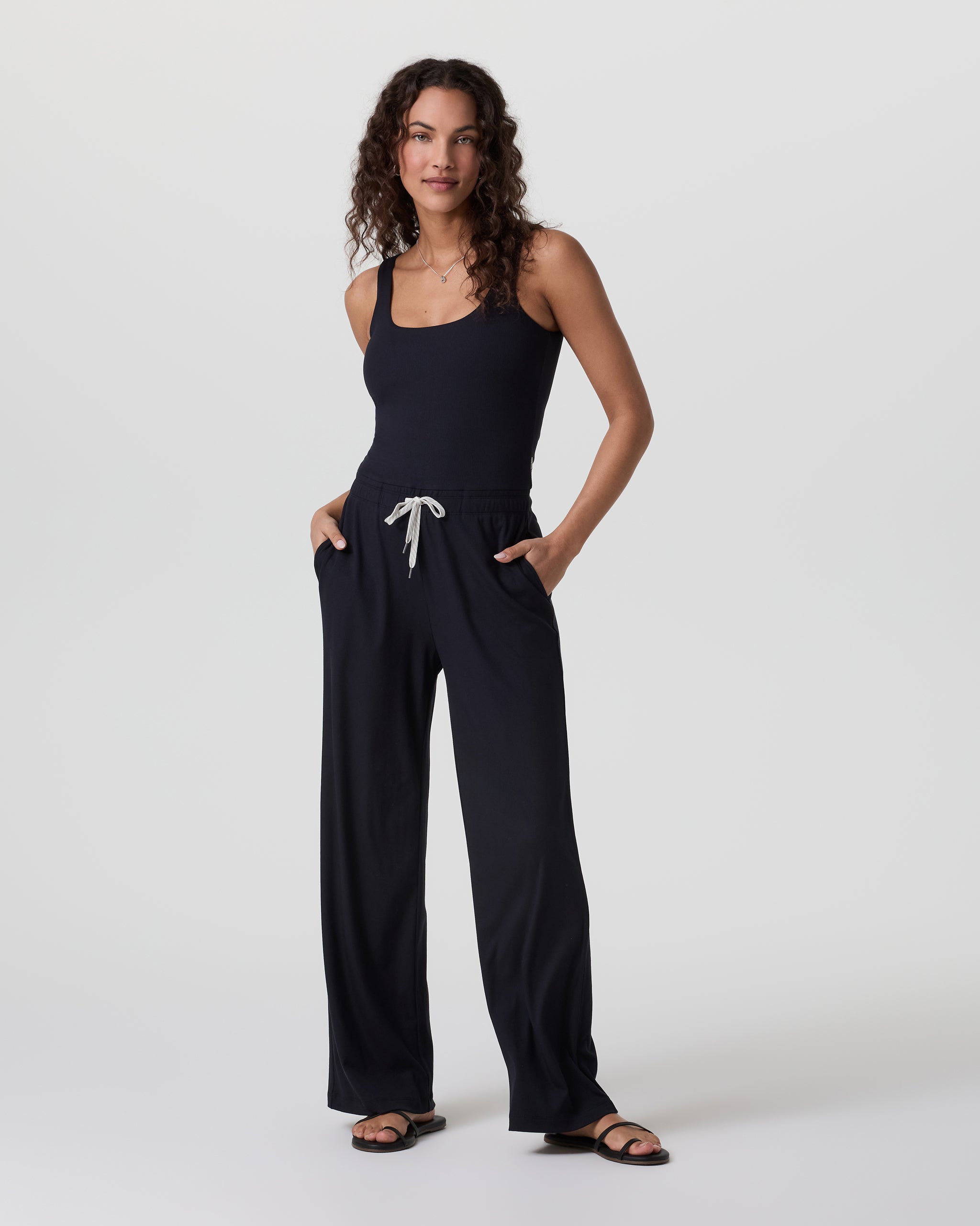 Pose Scoop Jumpsuit | Black - Image 4