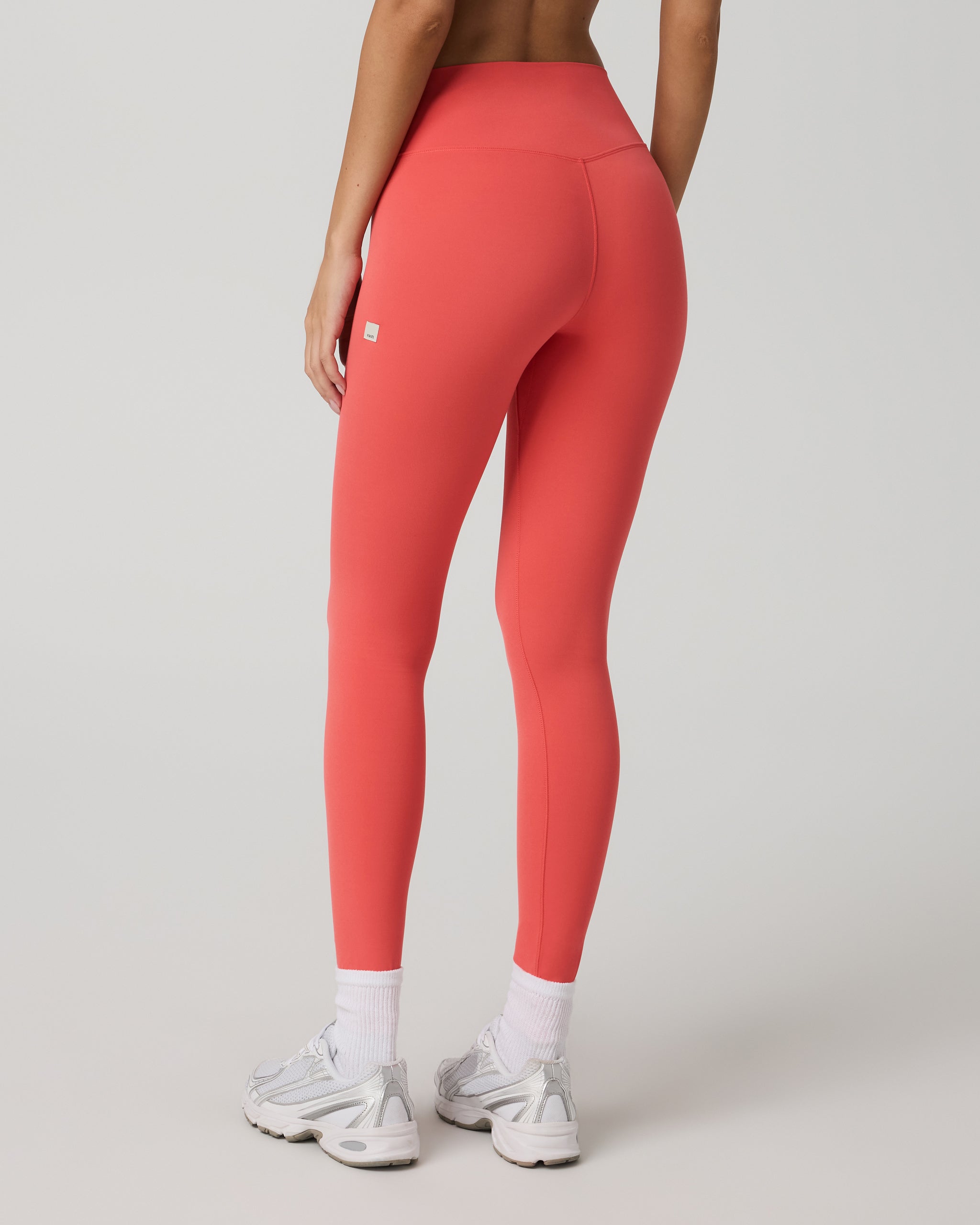 Vuori AllTheForm™ Legging - Long | Bright Coral - Image 3
