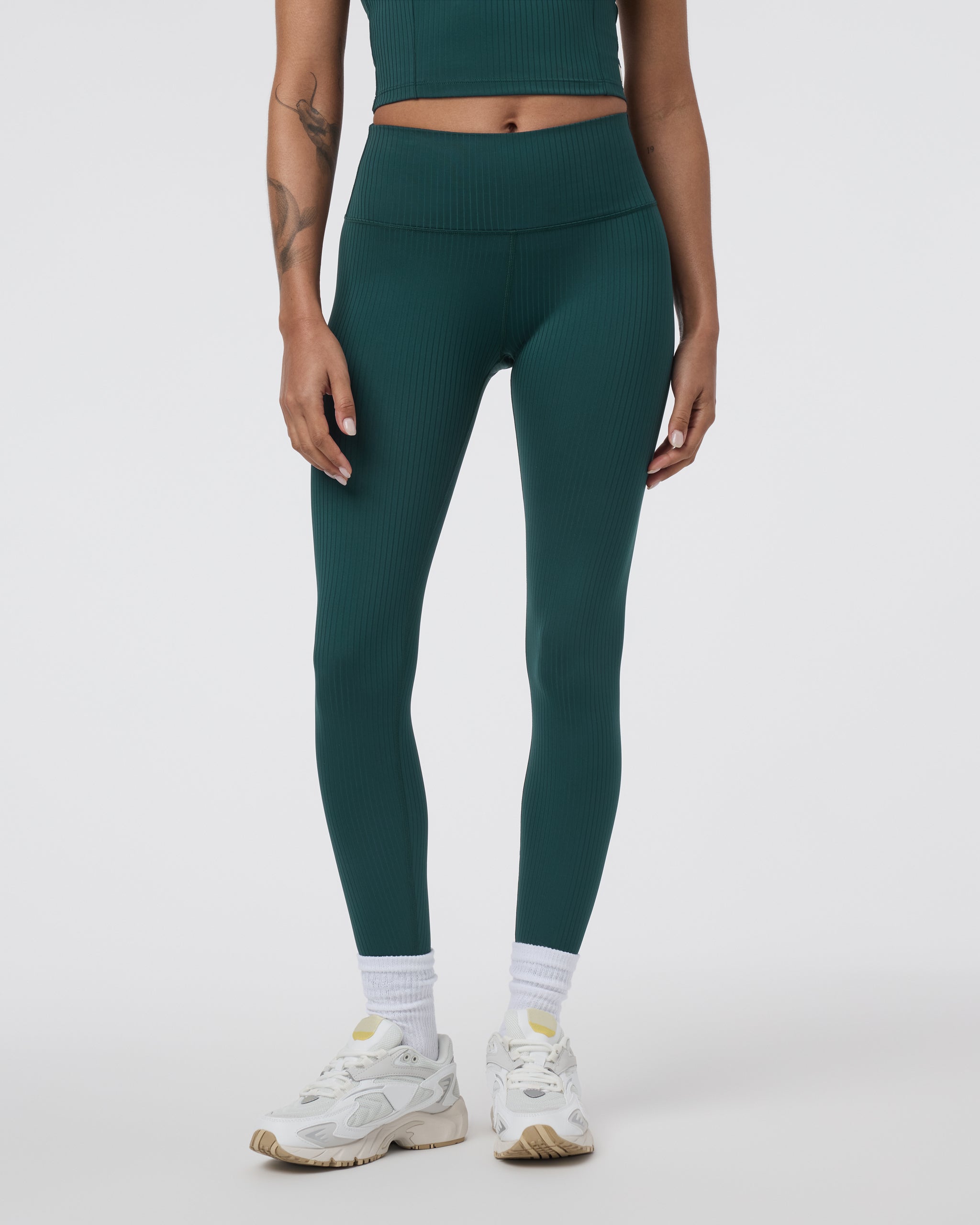 Inversion Rib Legging | Moss - Image 5