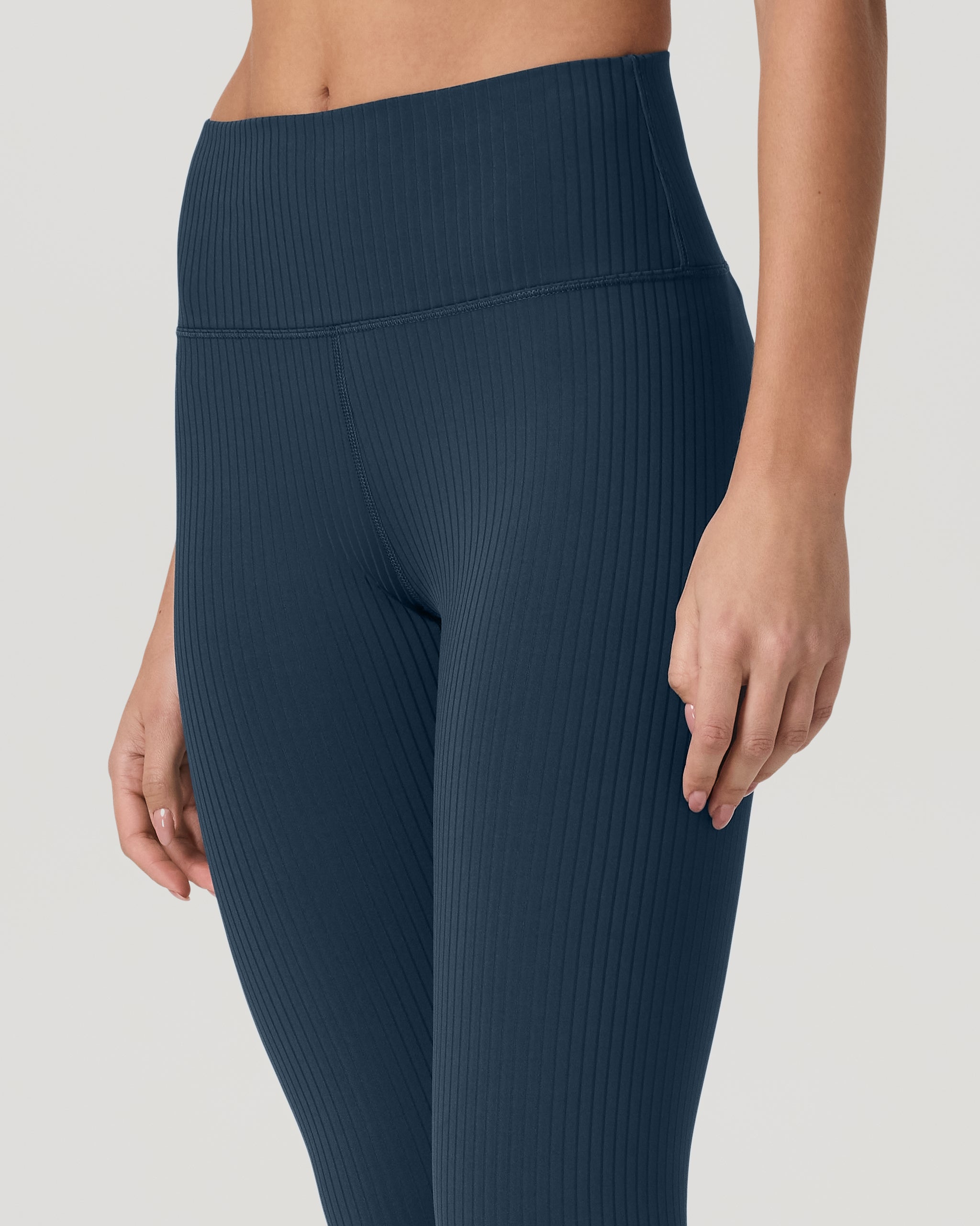 Inversion Rib Legging | Ocean Blue - Image 2