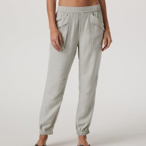 Trestles Twill Jogger | Talc