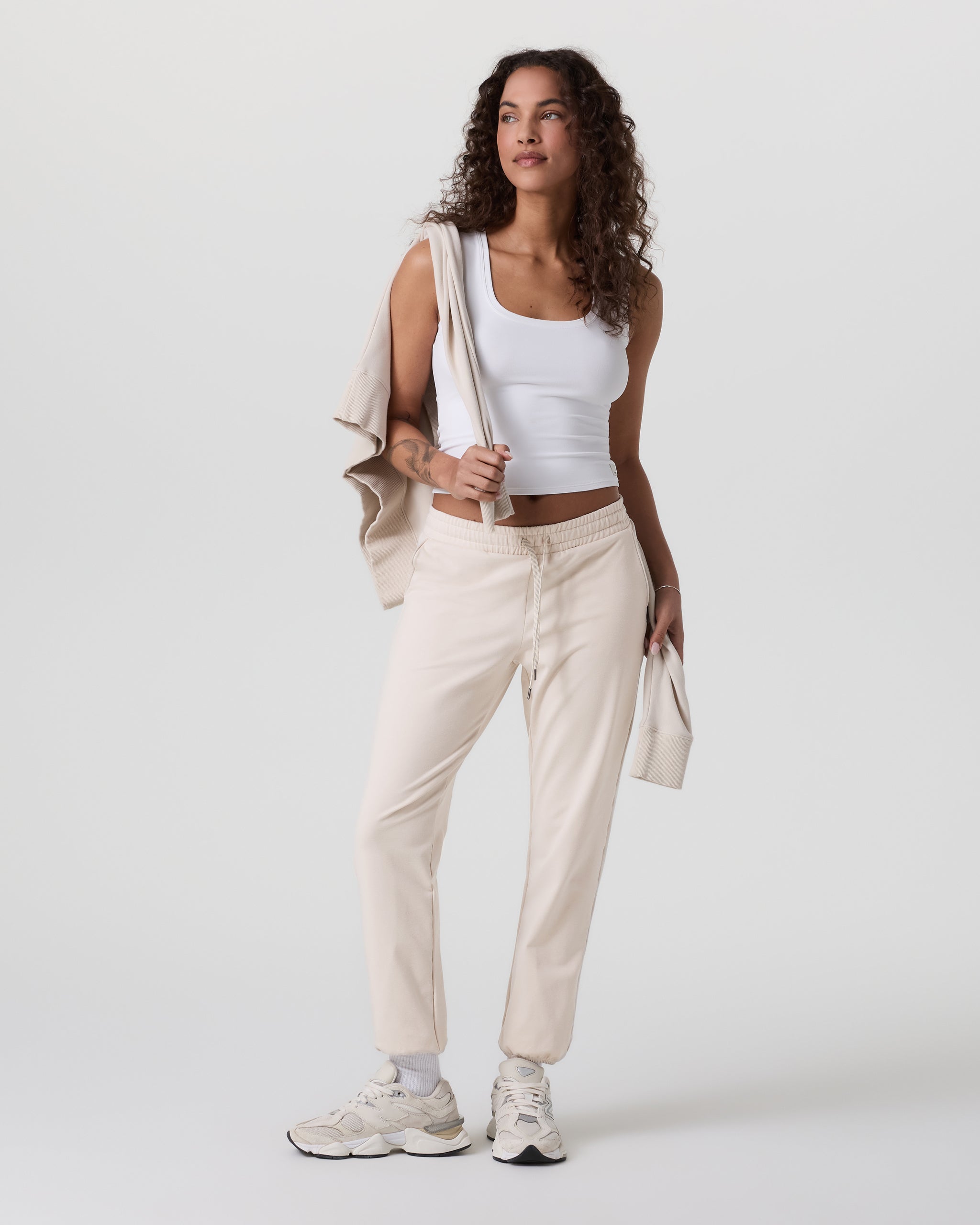 Granite Performance Jogger | Milkweed Heather - Image 2