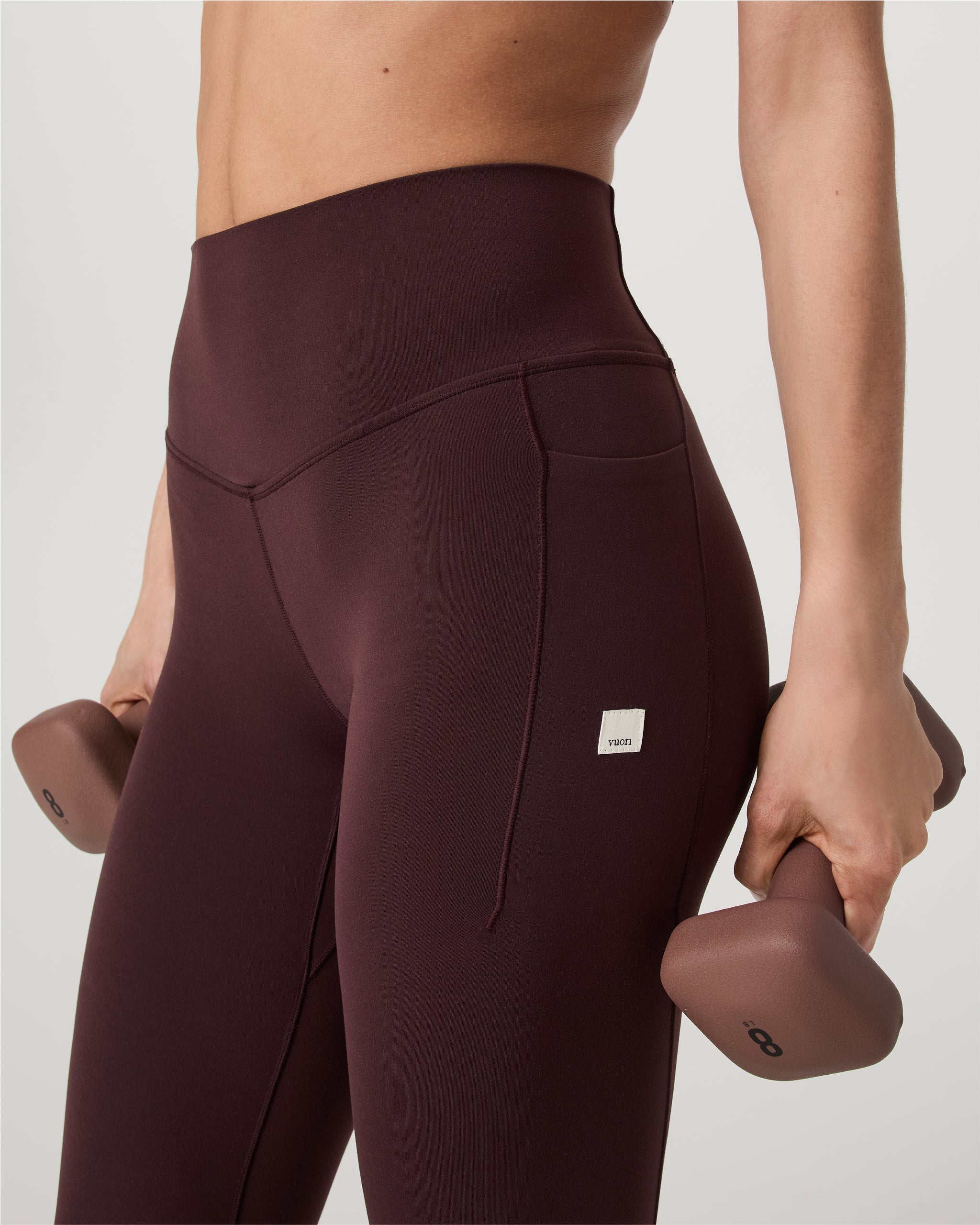 Vuori AllTheForm™ Pocket Legging | Raisin - Image 2
