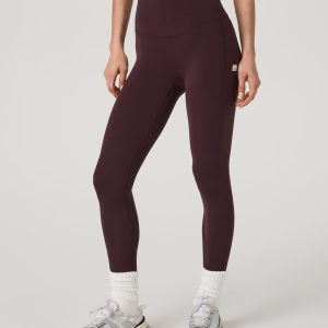 Vuori AllTheForm™ Pocket Legging - Long | Raisin