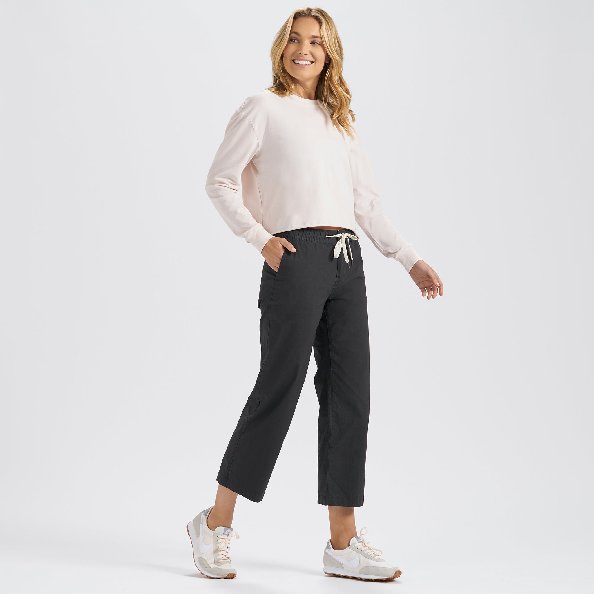 Womens Ripstop Wideleg | Charcoal - Image 4