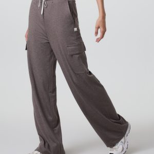 Halo Essential Cargo Wideleg Pant | Chia Heather