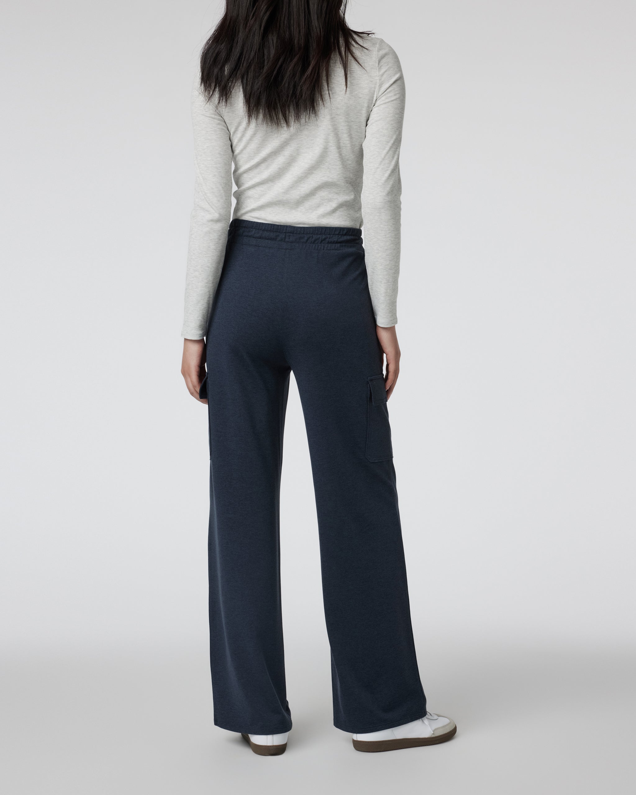 Halo Essential Cargo Wideleg | Midnight Heather - Image 4