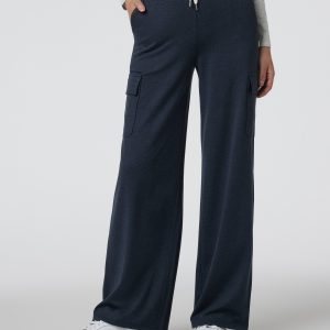 Halo Essential Cargo Wideleg | Midnight Heather