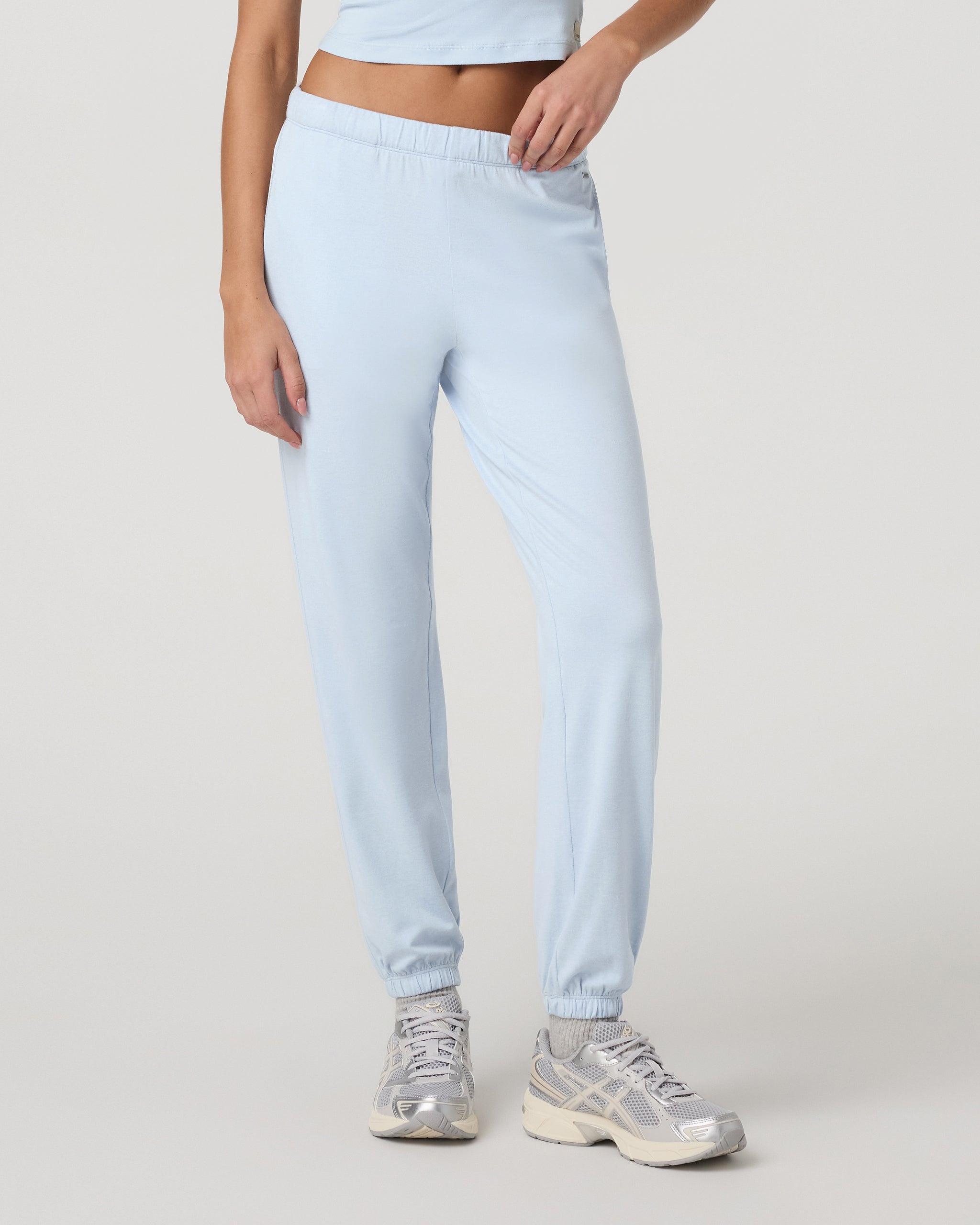 Halo Modern Sweatpant | Soft Sky Heather - Image 5