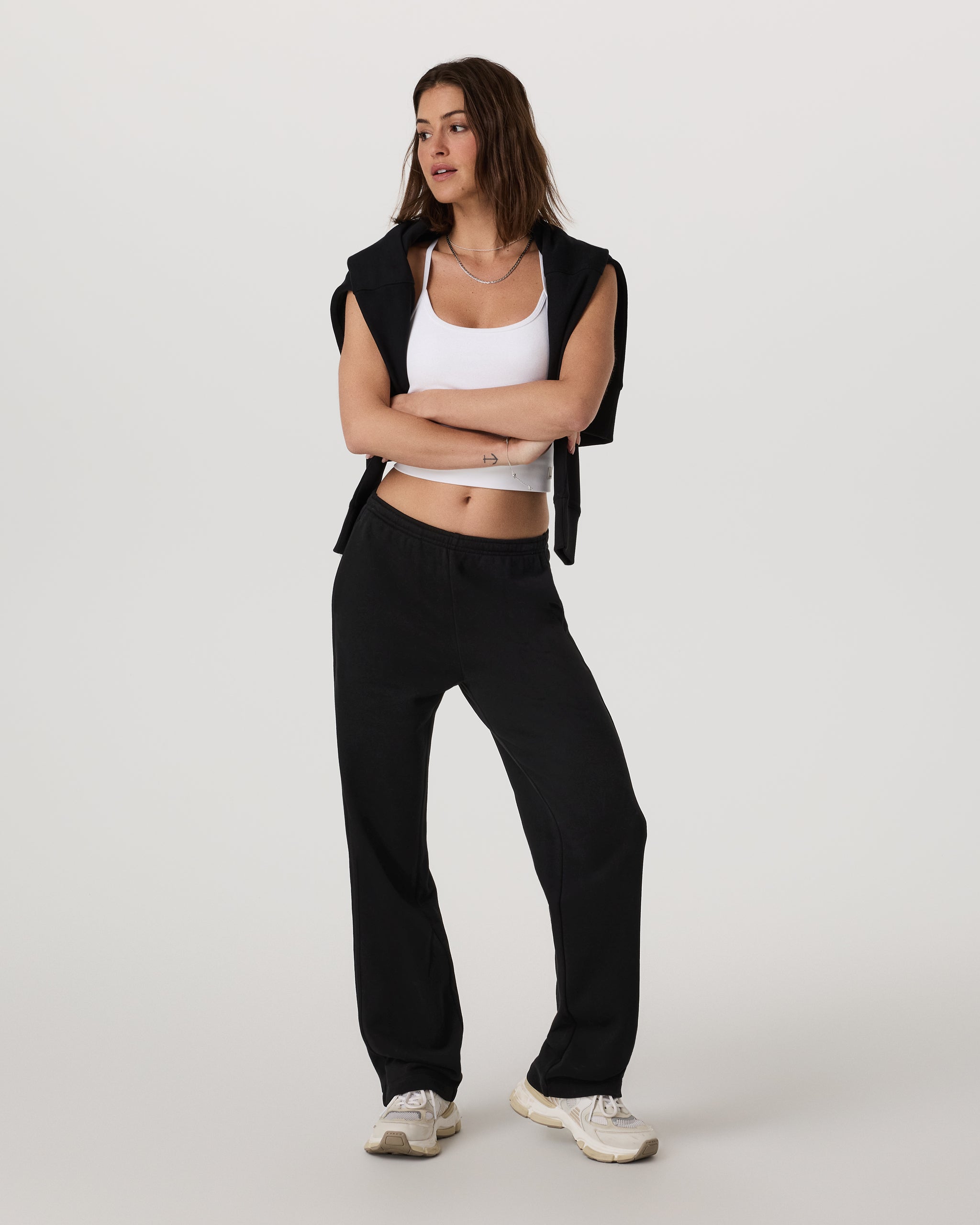 Sedona Straight Leg Sweatpant - Short | Black - Image 4