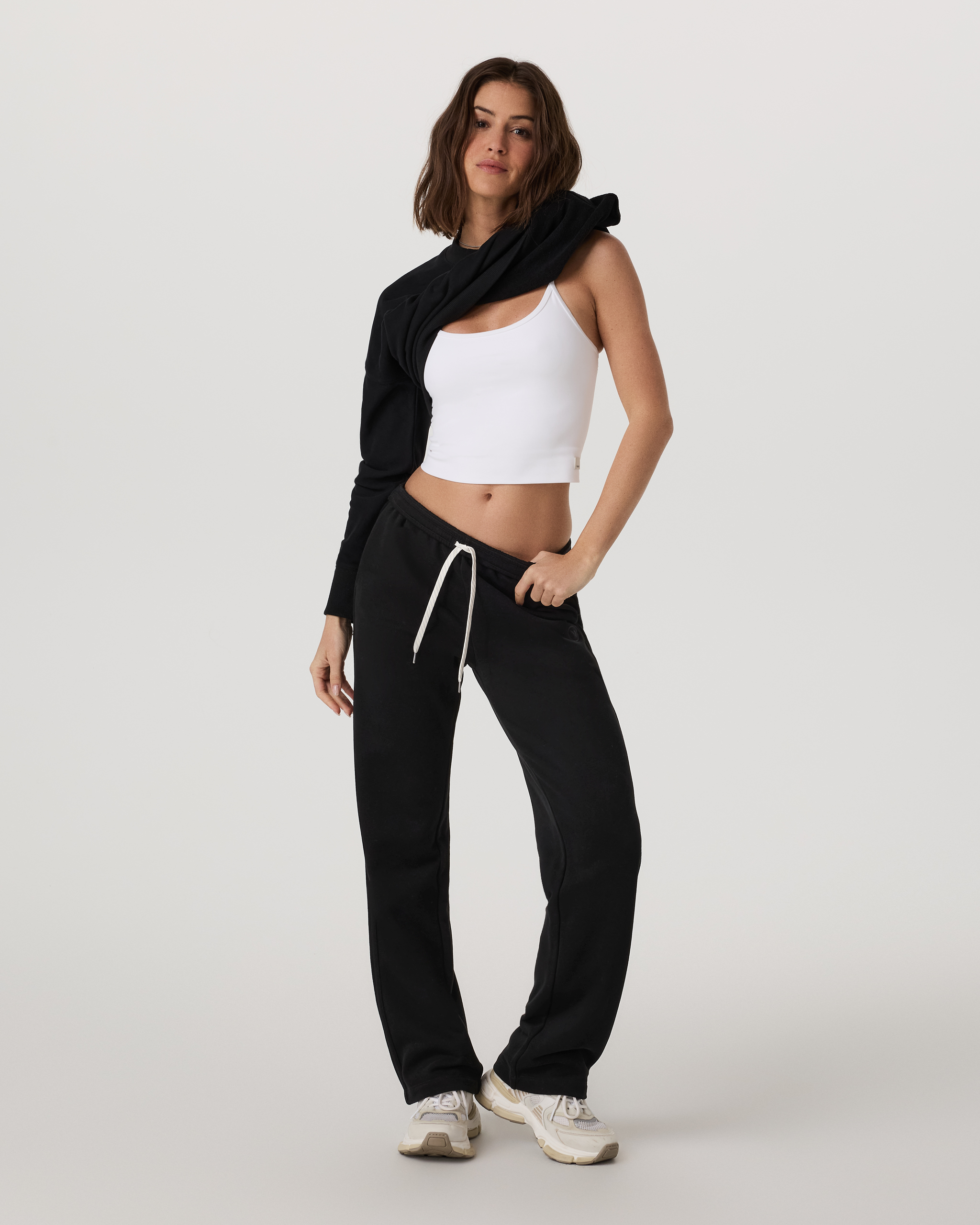 Sedona Straight Leg Sweatpant | Black - Image 4