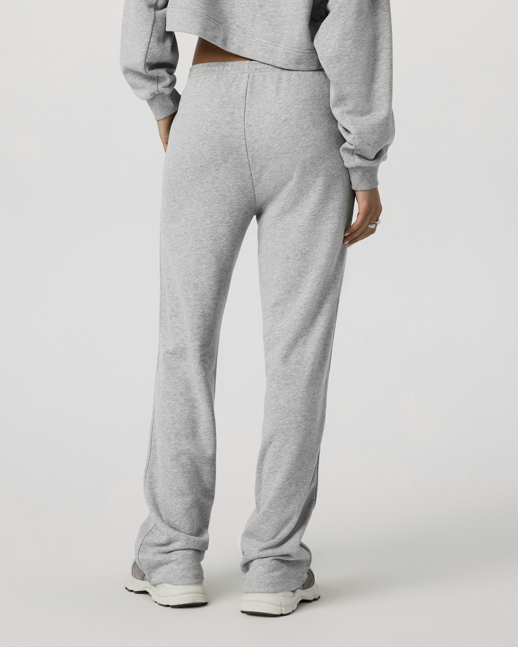 Sedona Straight Leg Sweatpant - Short | Light Heather Grey - Image 3